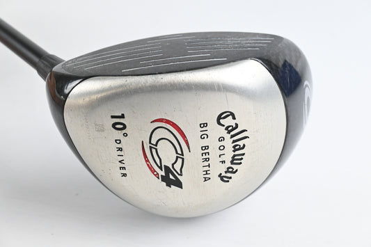 Left Hand Callaway Big Bertha C4 Driver / 10 Degree / Stiff Flex Callaway C4