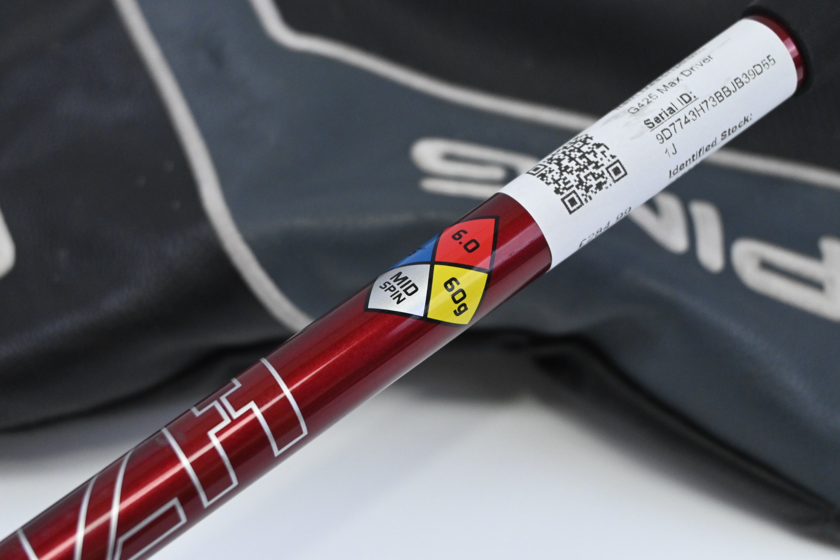 Ping G425 Max Driver / 10.5 Degree / Stiff Flex HZRDUS Smoke Red RDX 60 Shaft