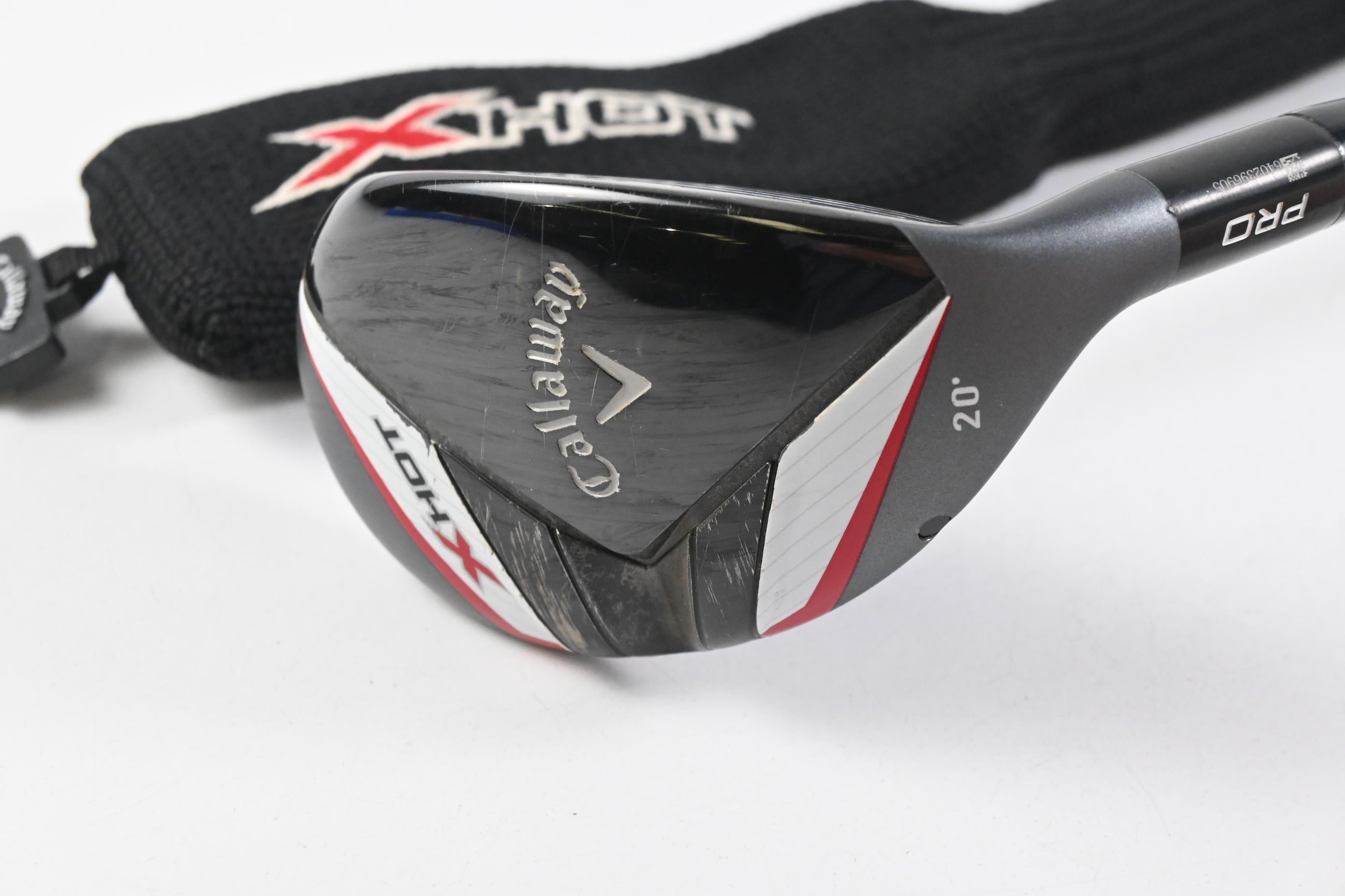Callaway X Hot Pro #4 Hybrid / 20 Degree / Stiff Flex Project X PXv Shaft