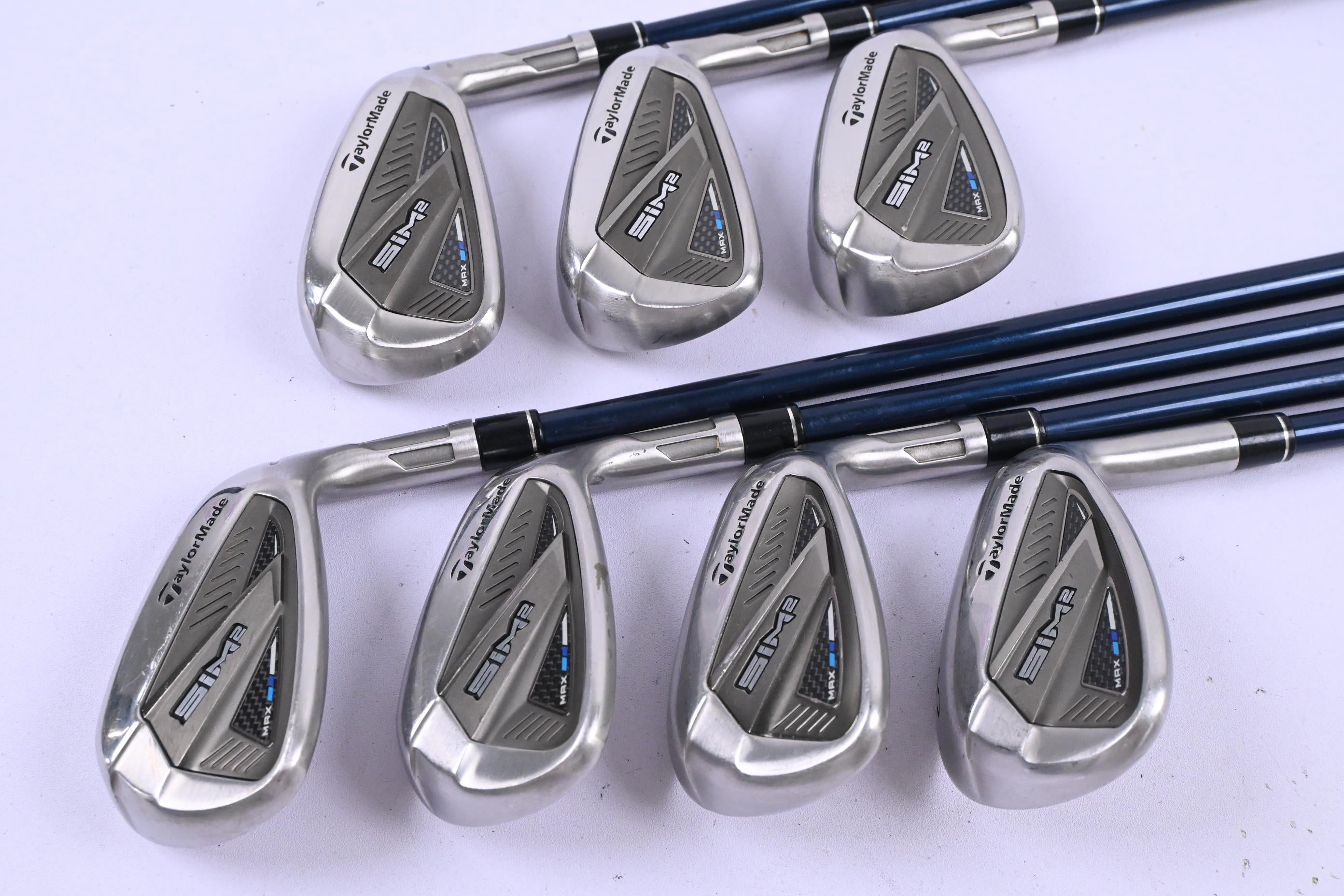 Taylormade SIM2 Max Irons / 6-PW+GW+SW / Senior Flex Ventus Blue 5 Shafts