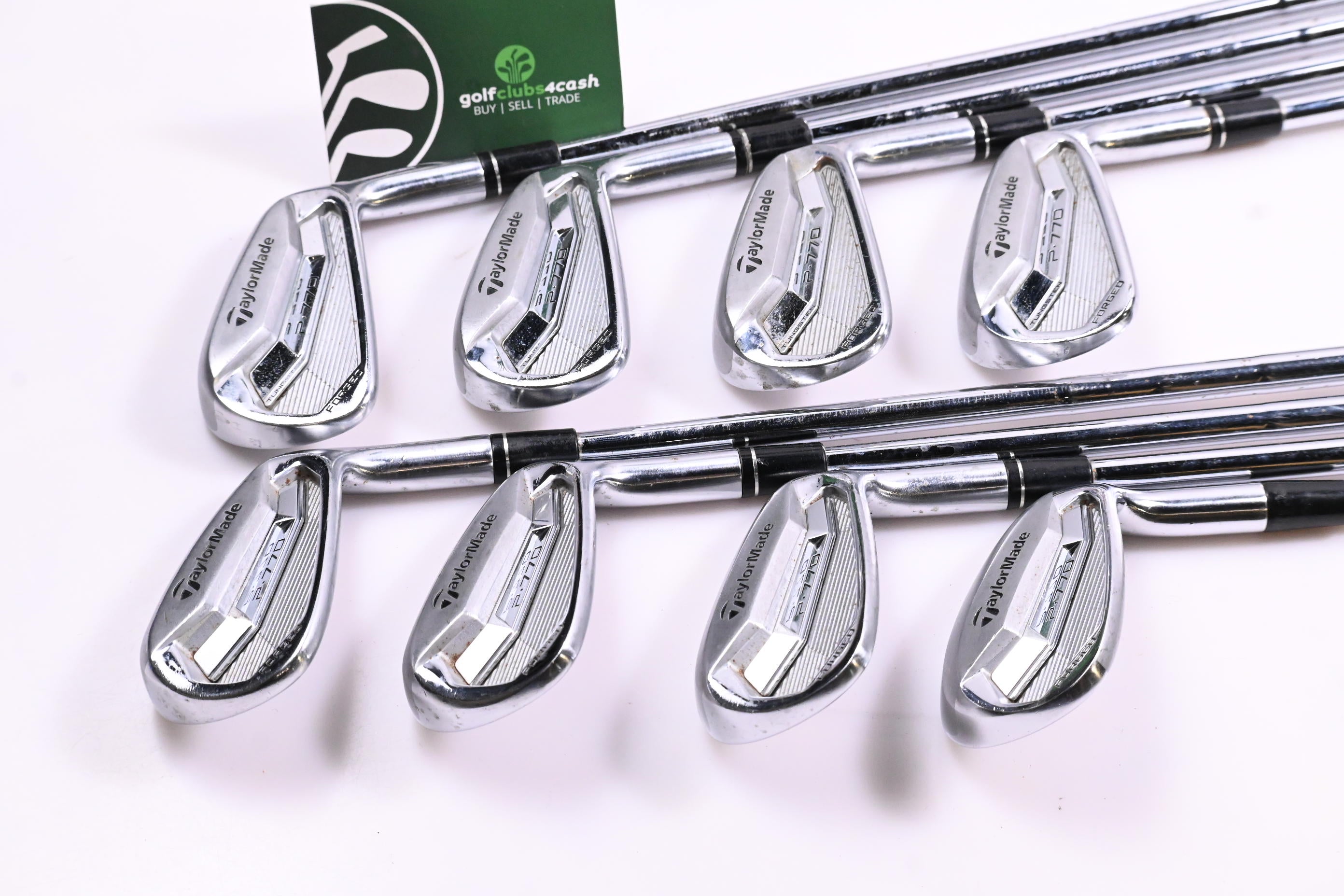 Taylormade P770 2017 Irons / 4-PW+AW / Stiff Flex KBS Tour FLT 120 Shafts