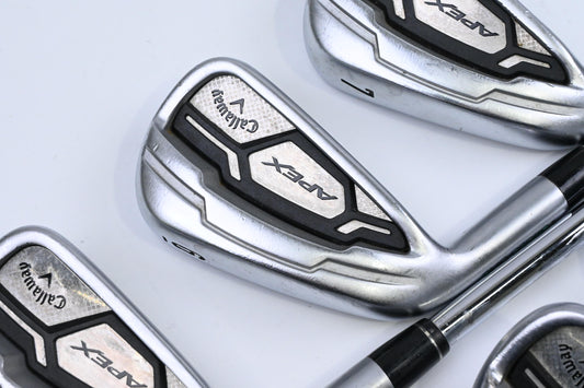 Left Hand Callaway Apex CF16 Irons / 5-PW / Regular Flex XP R300 105 Shaft