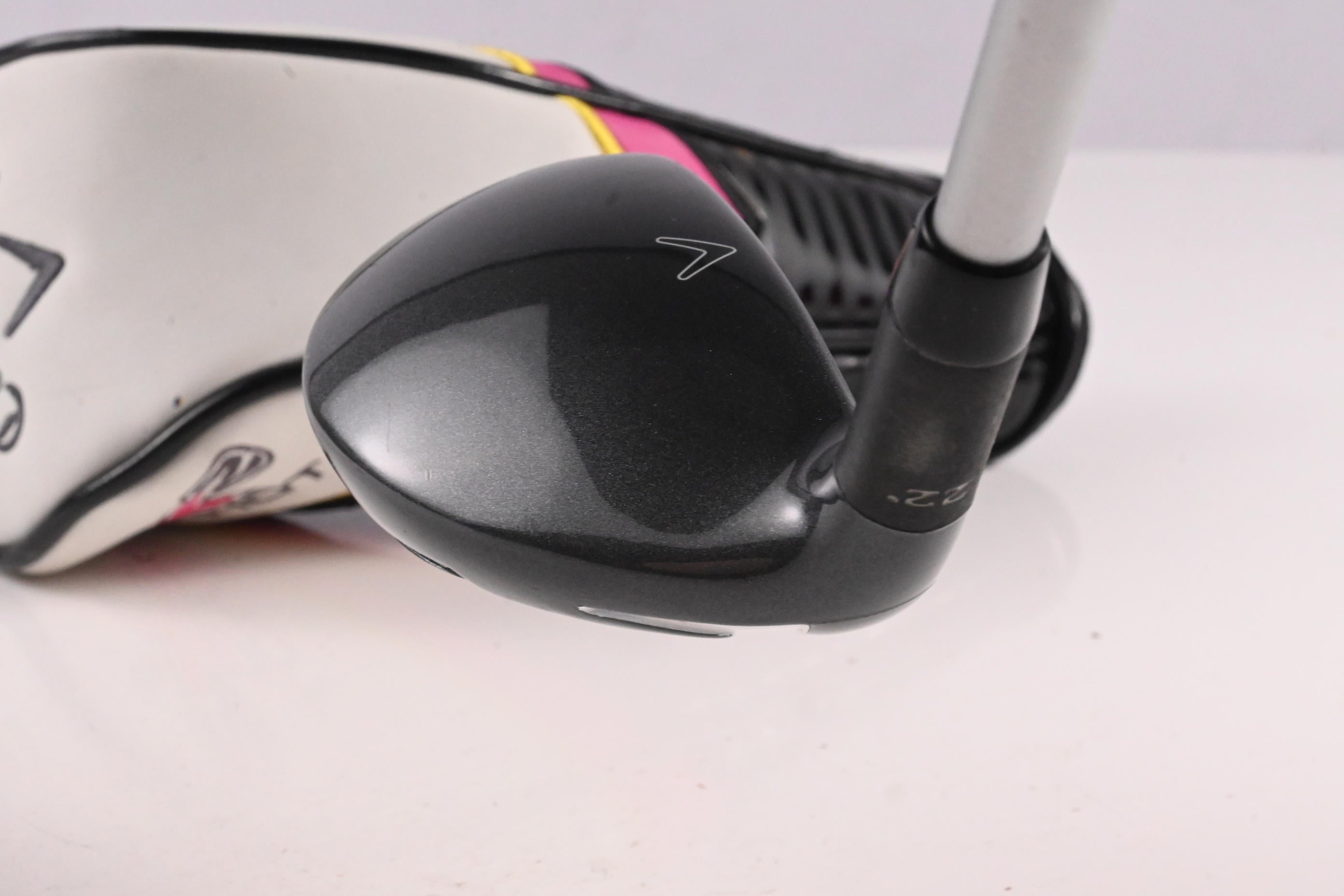 Left Hand Callaway X2 Hot #4 Hybrid / 22 Degree / Ladies Flex X2 Hot Shaft