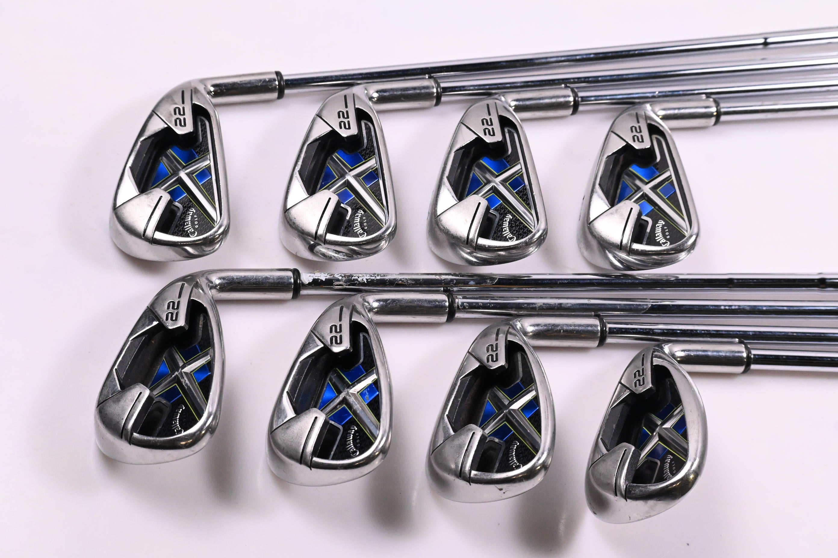 Callaway X-22 Irons / 4-PW+SW / UniFlex Callaway Shafts