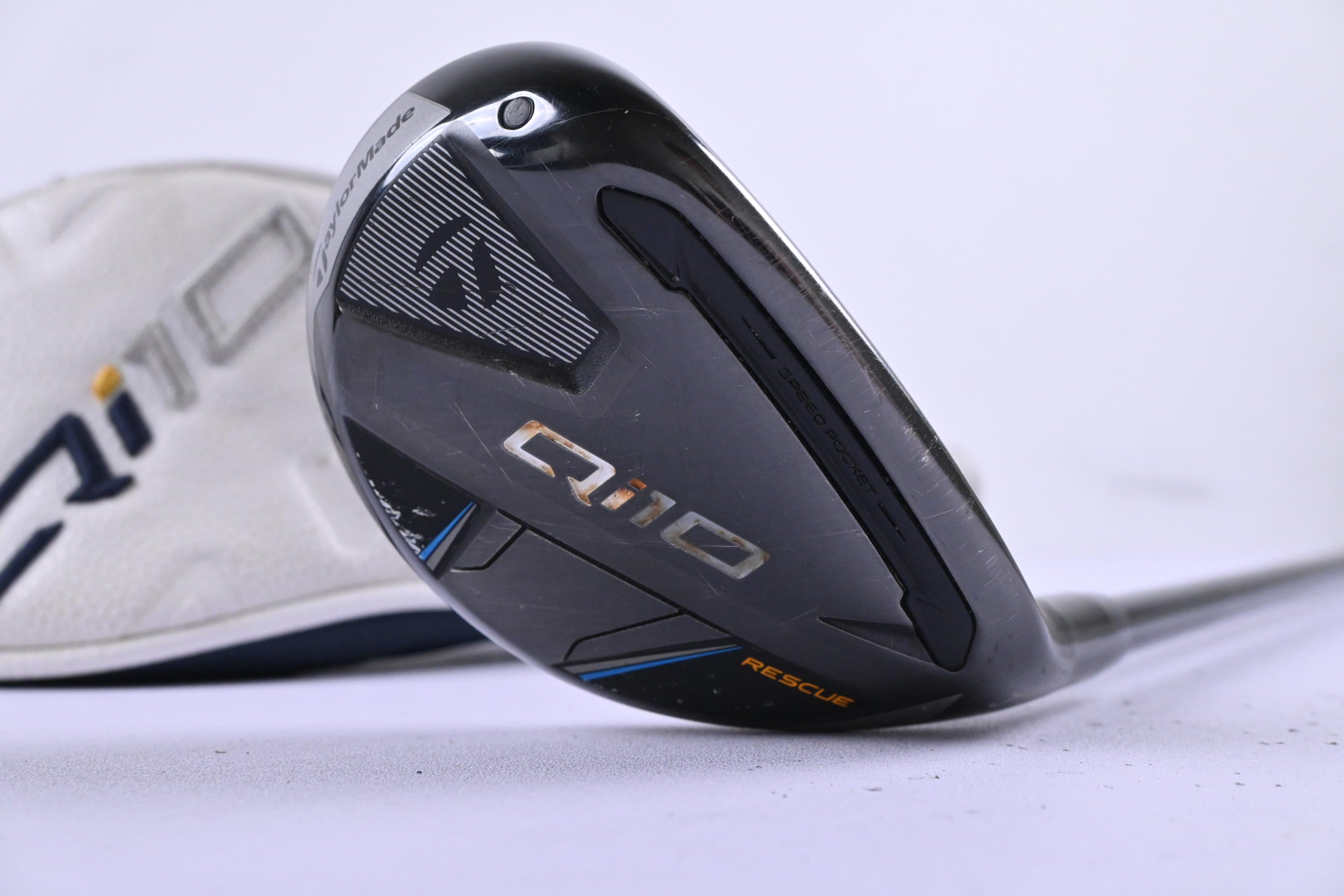 Taylormade Qi10 #4 Hybrid / 22 Degree / Stiff Flex Fujikura Ventus Blue HB 7