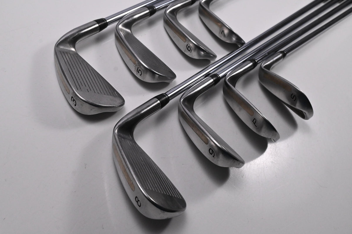 Left Hand Taylormade 360 Series Irons / 3-PW+SW / Stiff Flex Taylormade 90