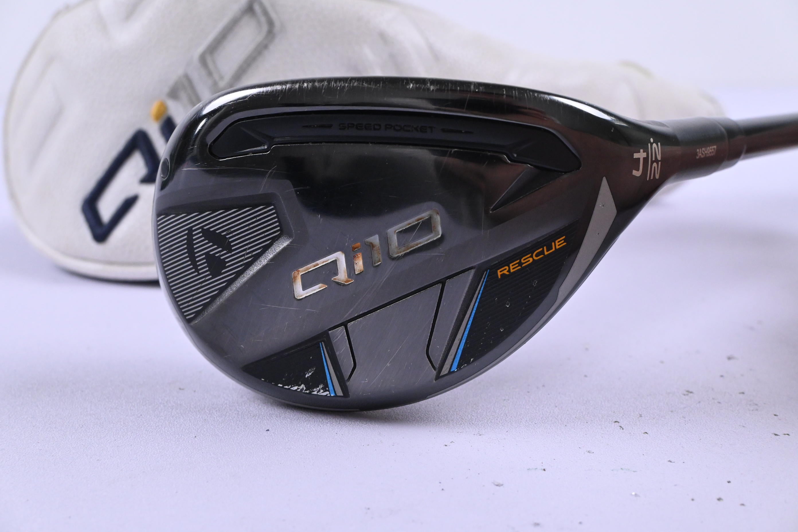 Taylormade Qi10 #4 Hybrid / 22 Degree / Stiff Flex Fujikura Ventus Blue HB 7