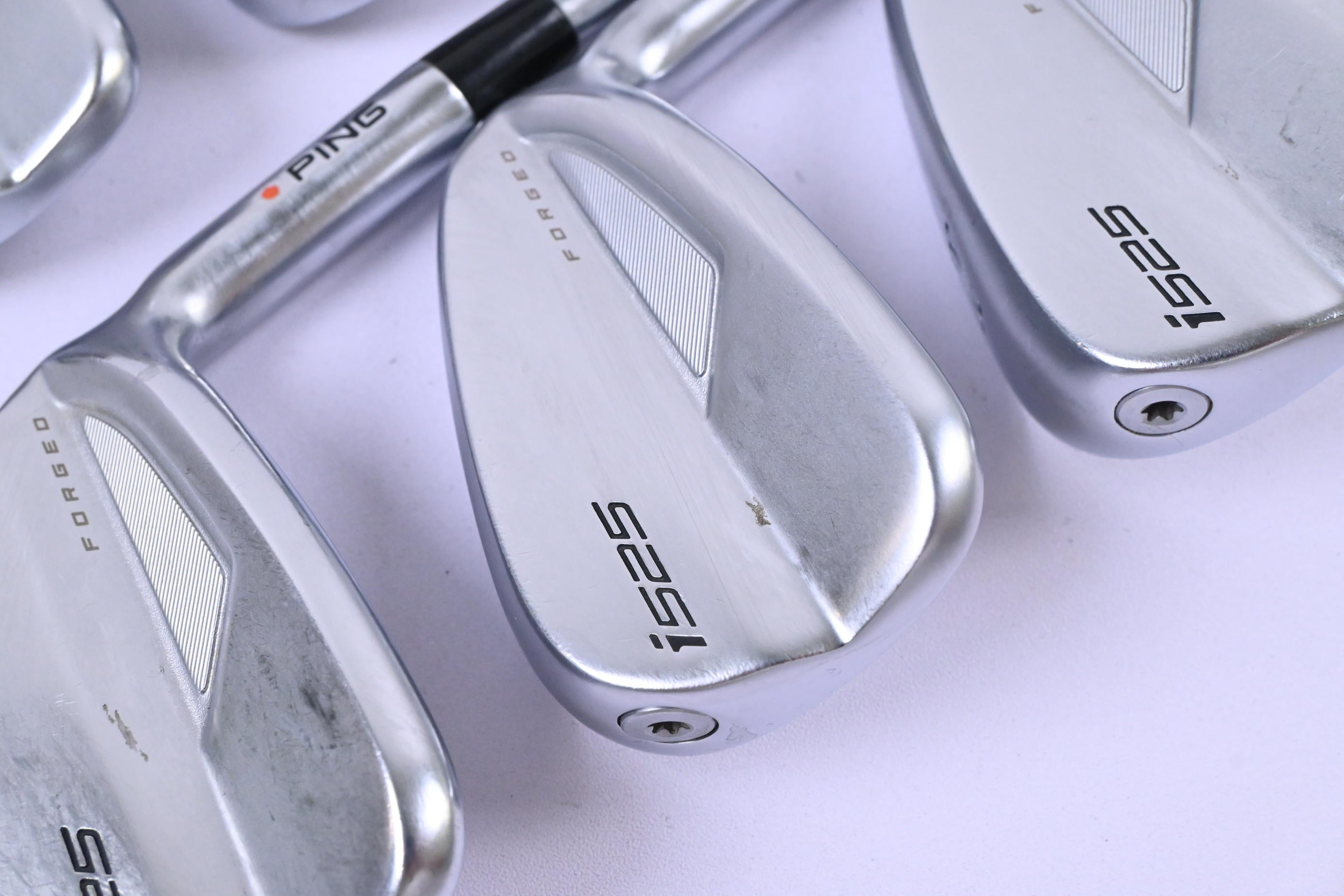 Ping i525 Irons / 5-PW / Orange Dot / Regular Plus Flex Project X IO 105 Shafts