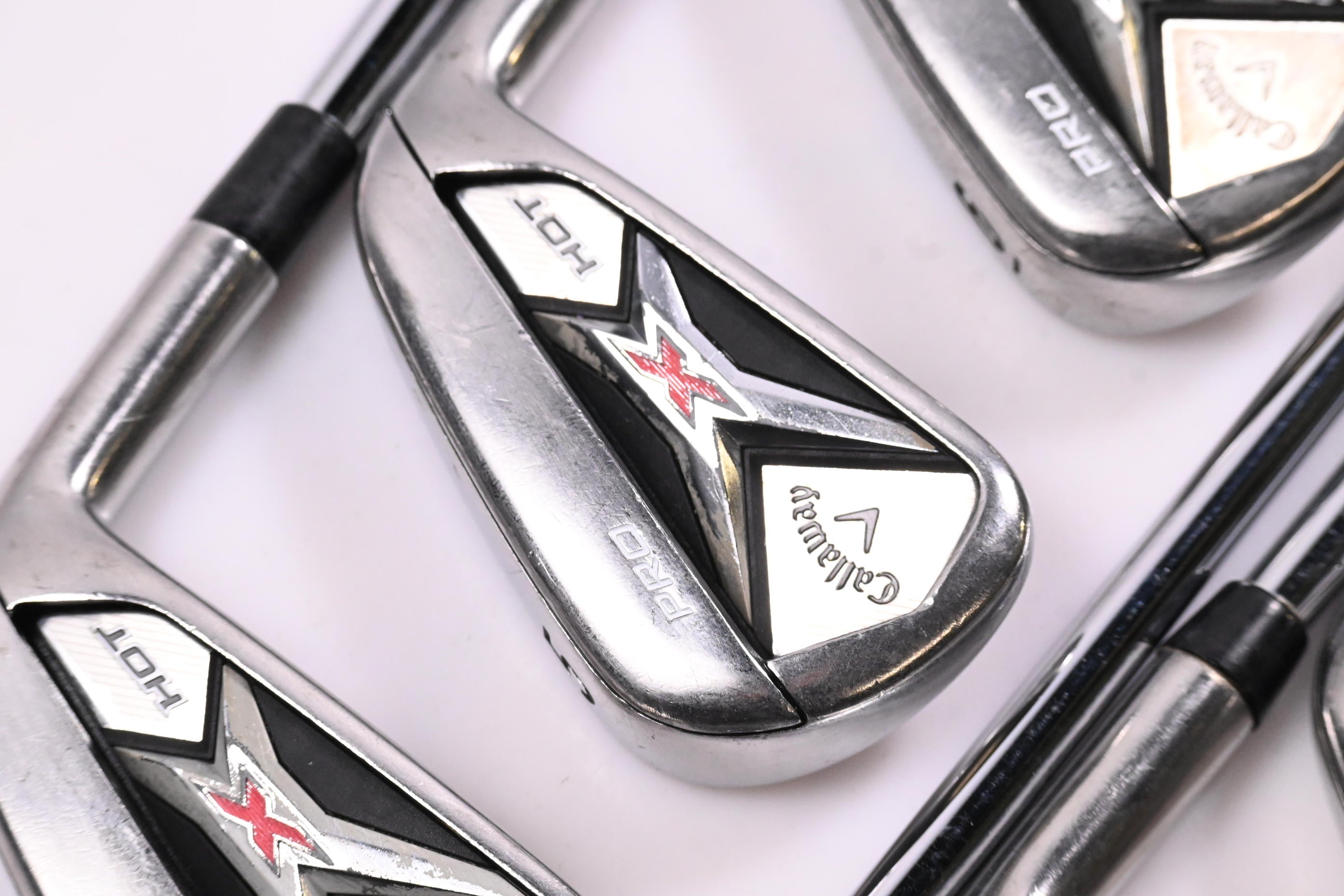 Callaway X Hot Pro Irons / 4-PW / Regular Flex Project X Flighted 95 Shafts