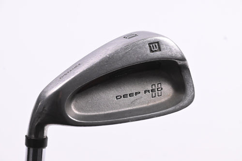 Left Hand Wilson Deep Red #6 Iron / 31 Degree / Stiff Flex Steel Shaft