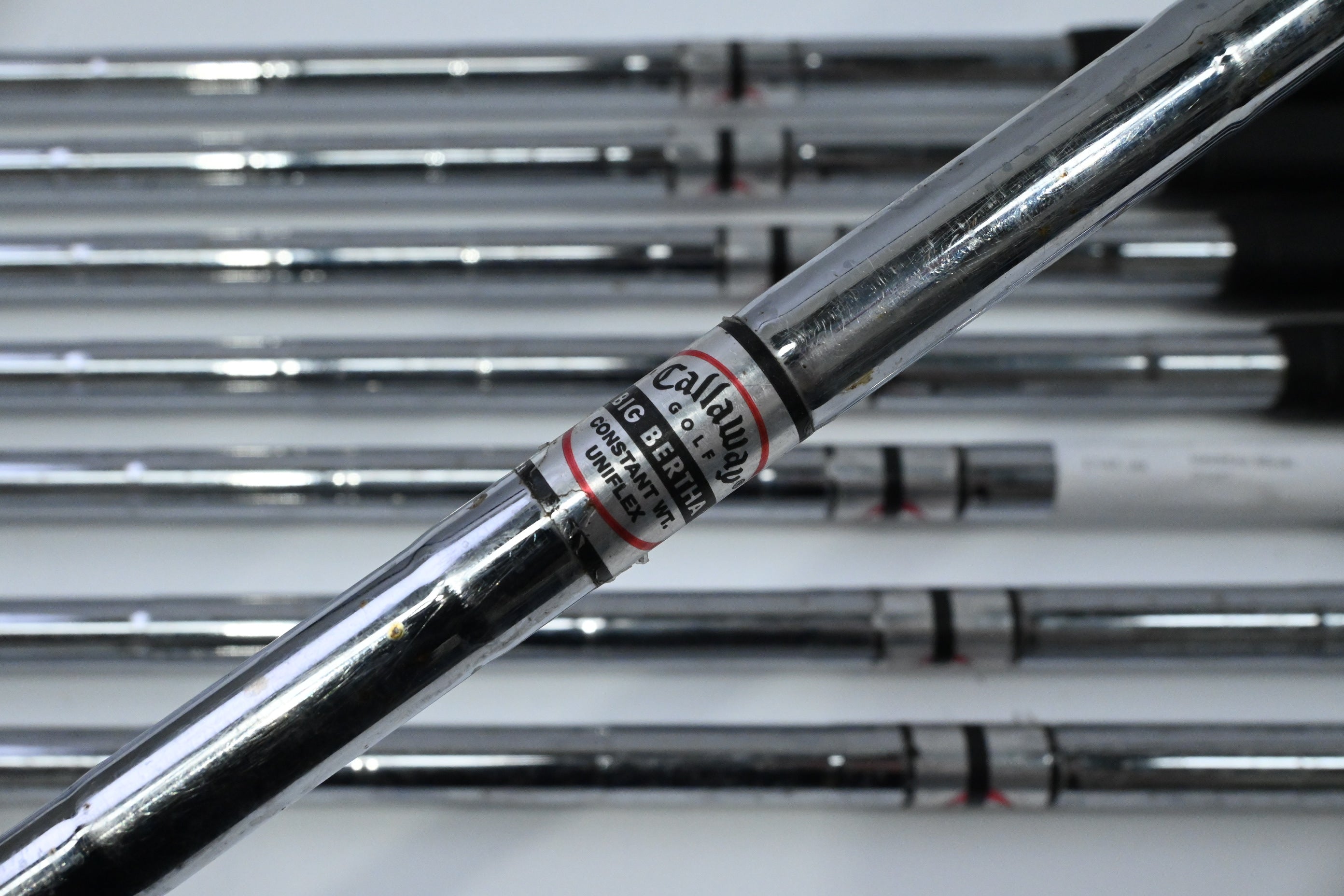 Callaway Big Bertha 2004 Irons / 4-PW+SW / Uniflex Callaway Big Bertha Shafts