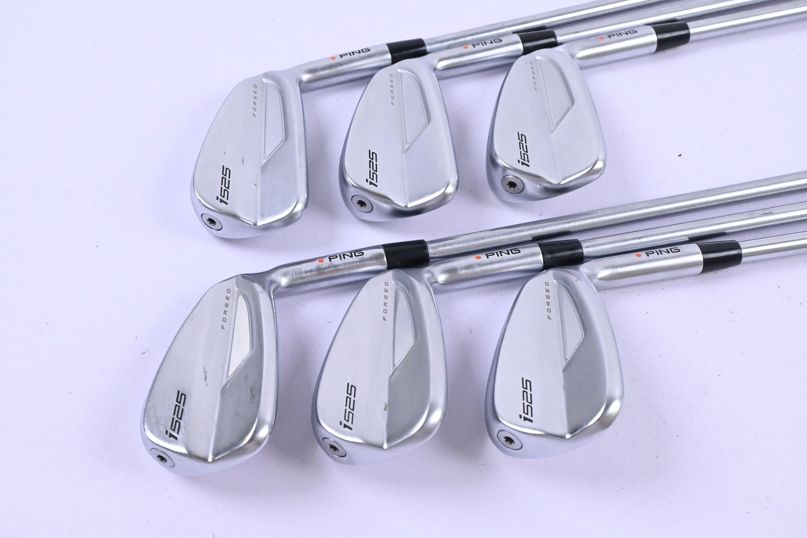 Ping i525 Irons / 5-PW / Orange Dot / Regular Plus Flex Project X IO 105 Shafts