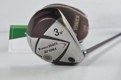 Ladies Yonex V-Mass 260 #3 Wood / 18 Degree / Ladies Yonex Ultimum Ti 5 Shaft