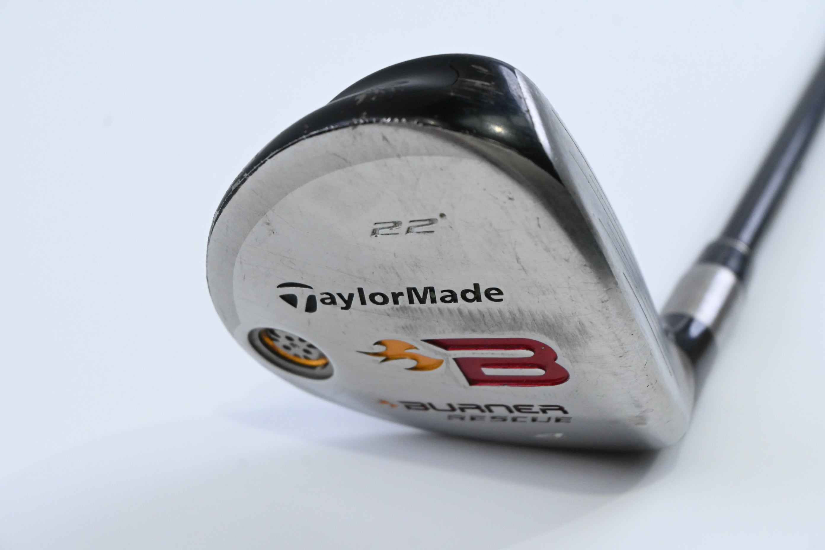 Taylormade Burner 2008 #4 Hybrid / 22 Degree / Stiff Flex Taylormade Reax 60
