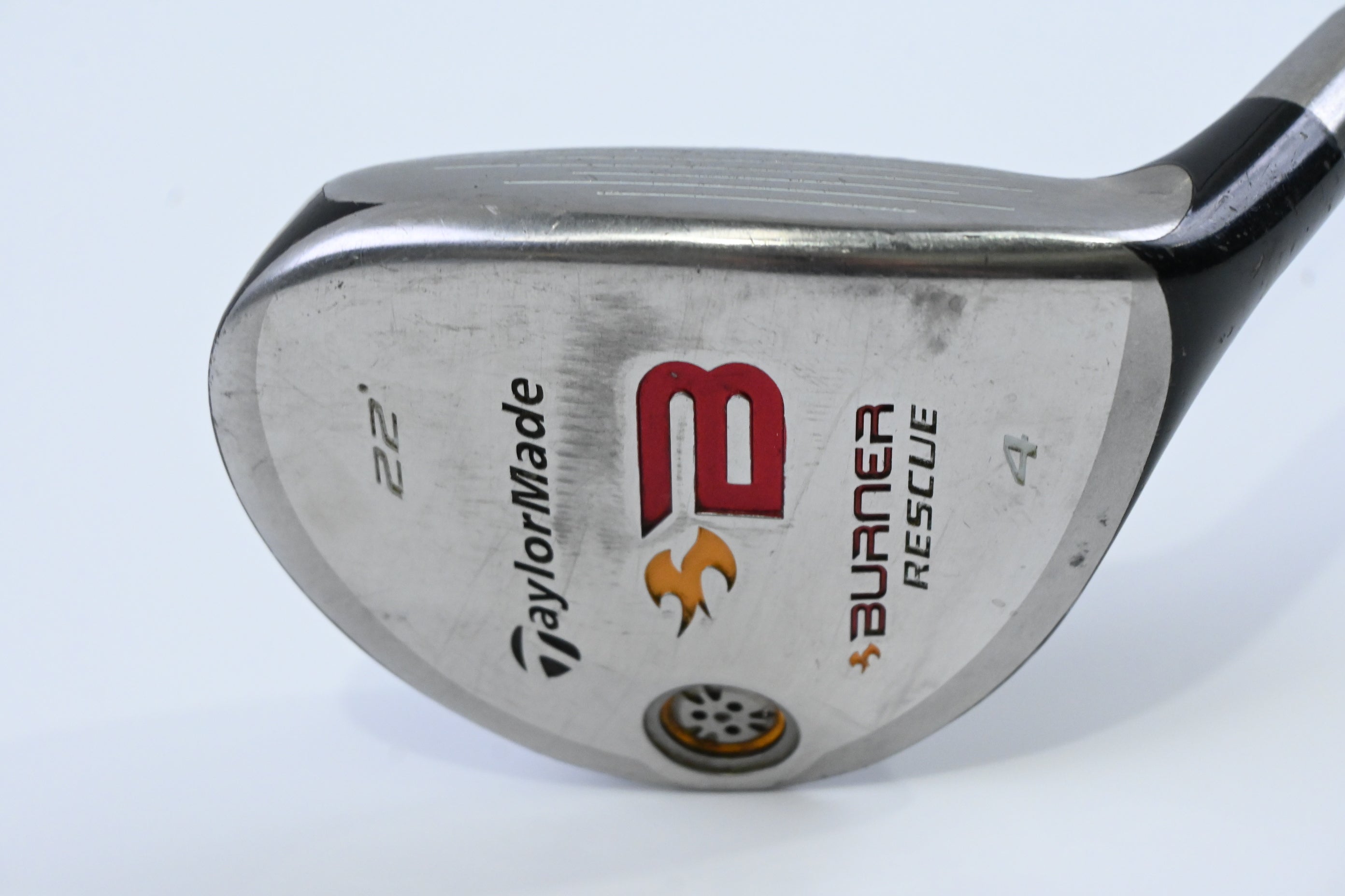 Taylormade Burner 2008 #4 Hybrid / 22 Degree / Stiff Flex Taylormade Reax 60