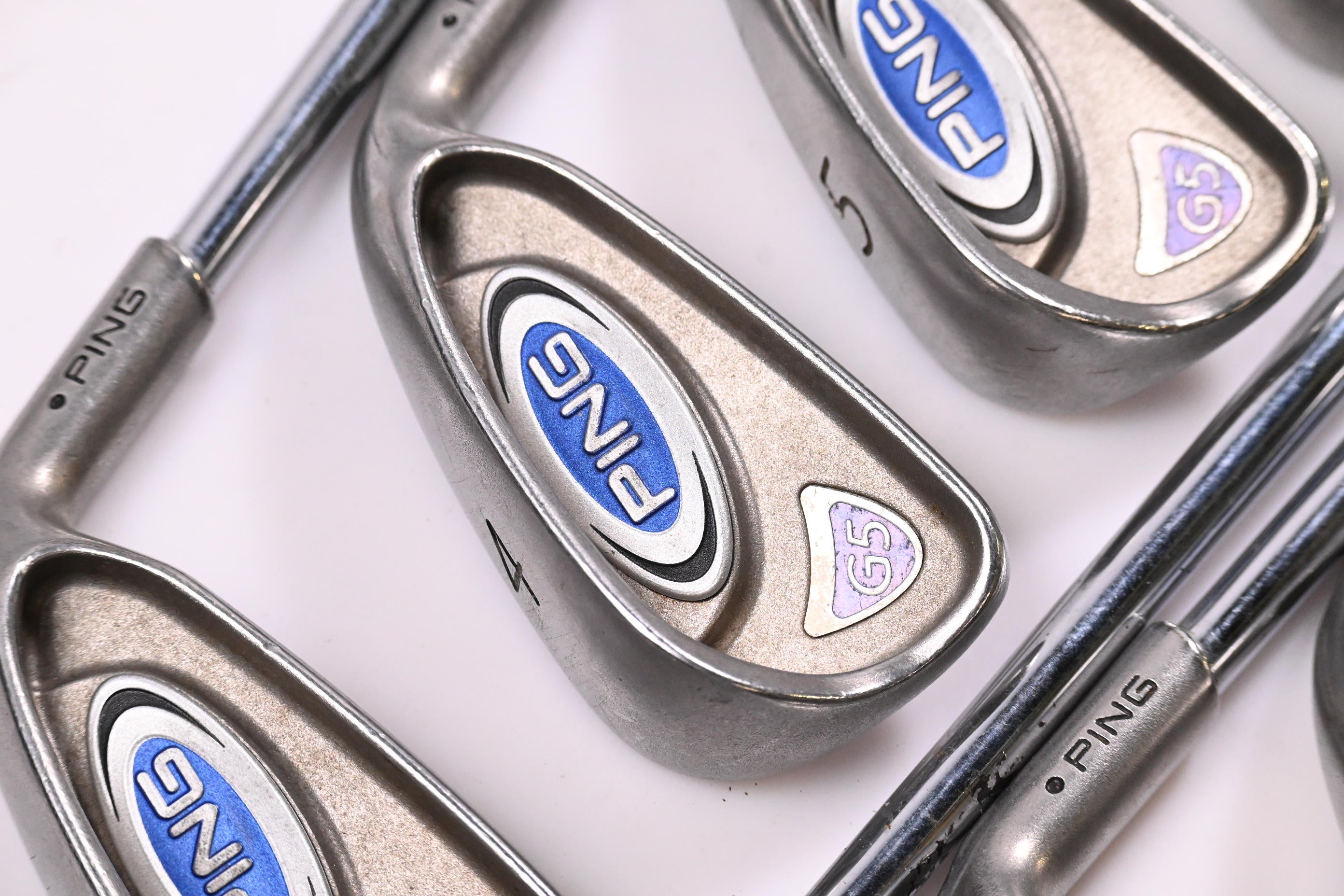 Ping G5 Irons / 3-PW+SW / Black Dot / Regular Flex Ping Shafts