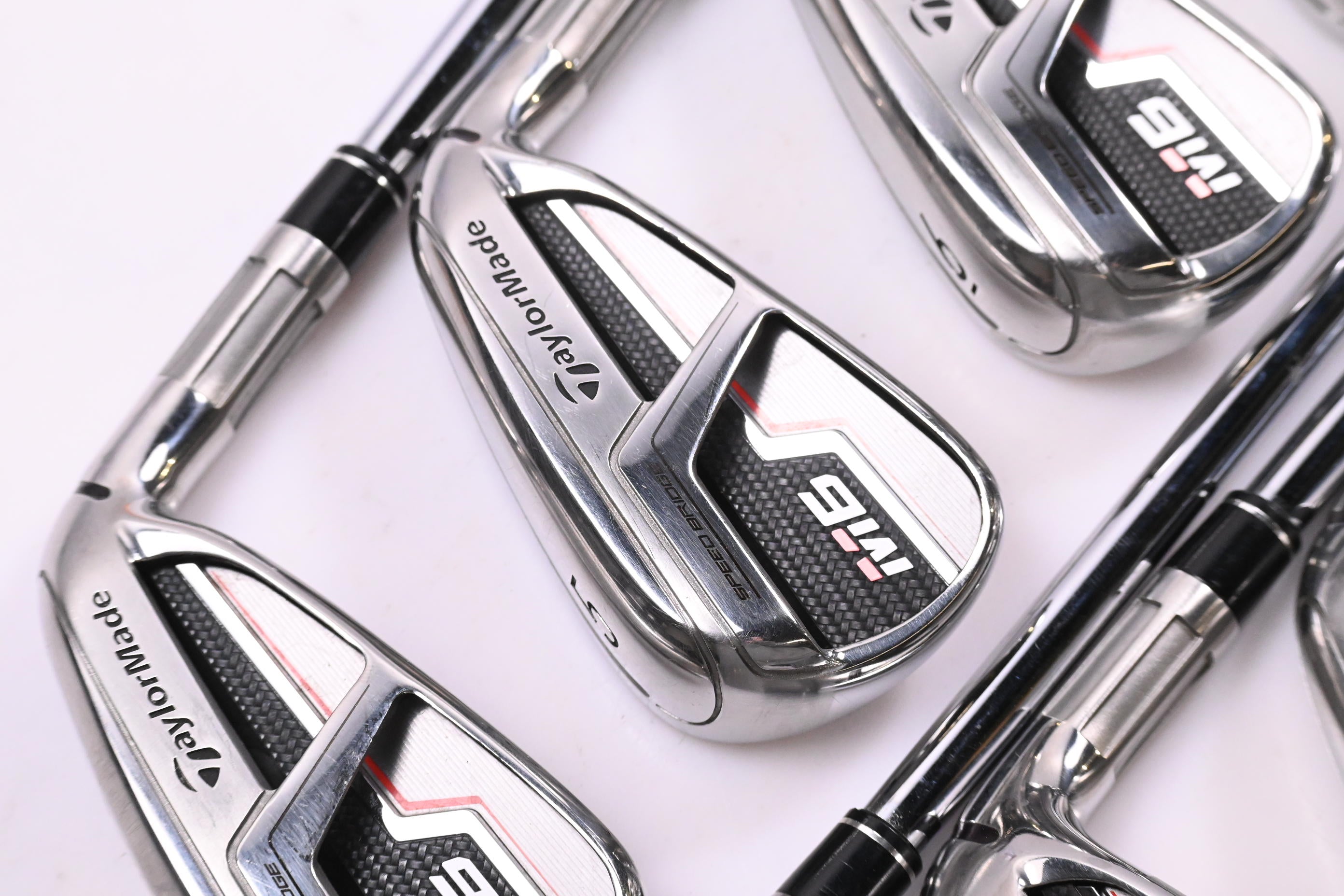 Taylormade M6 Irons / 4-PW-SW / Stiff Flex KBS MAX MT 85 Shafts