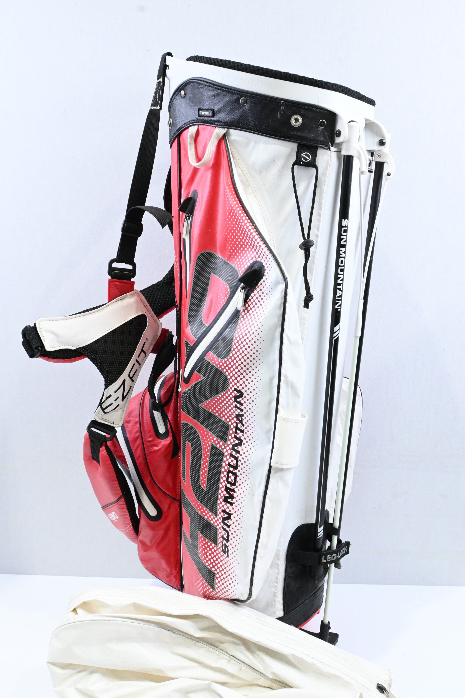 Sun Mountain H2NO Stand Bag / 14-Way / Red, White