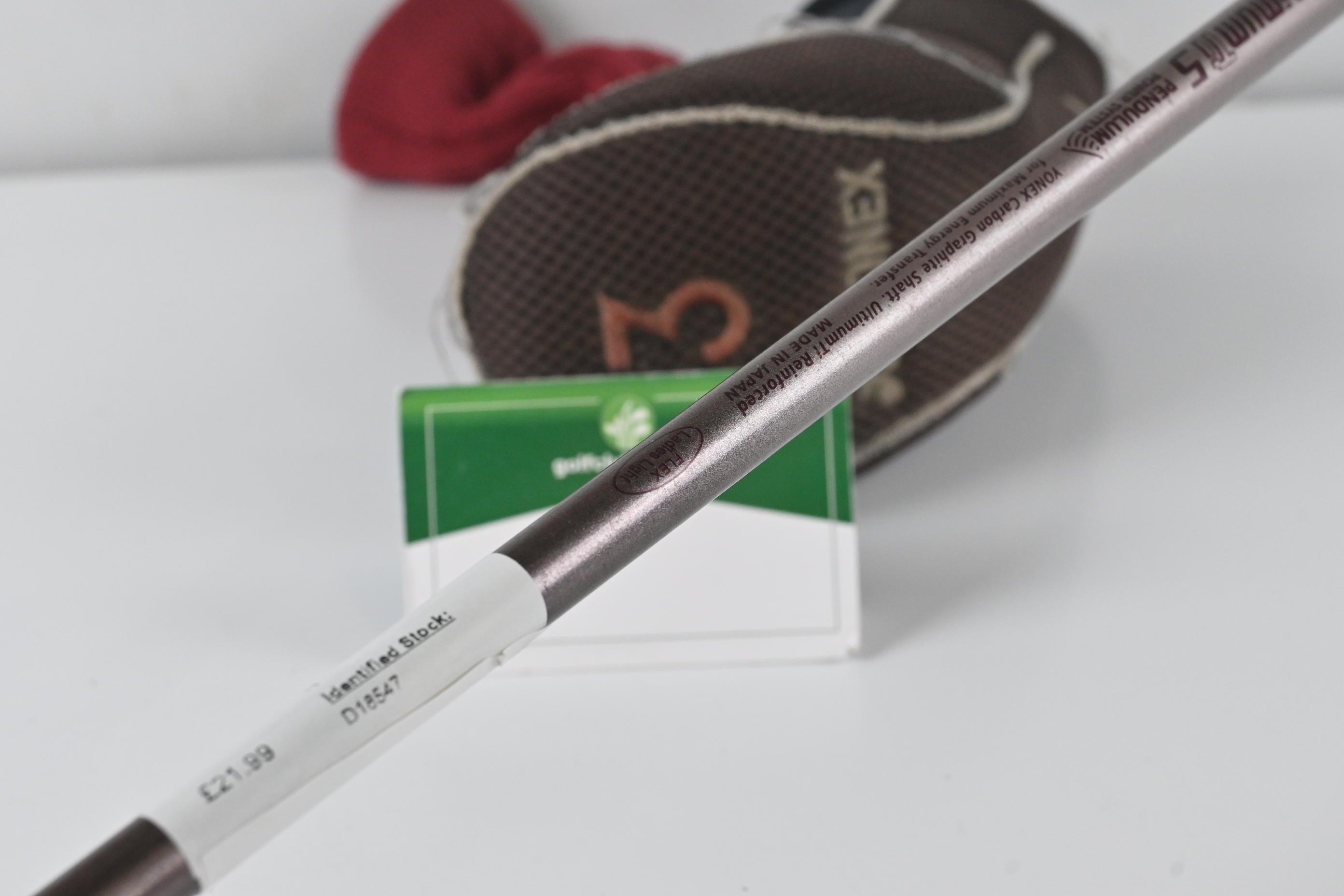 Ladies Yonex V-Mass 260 #3 Wood / 18 Degree / Ladies Yonex Ultimum Ti 5 Shaft