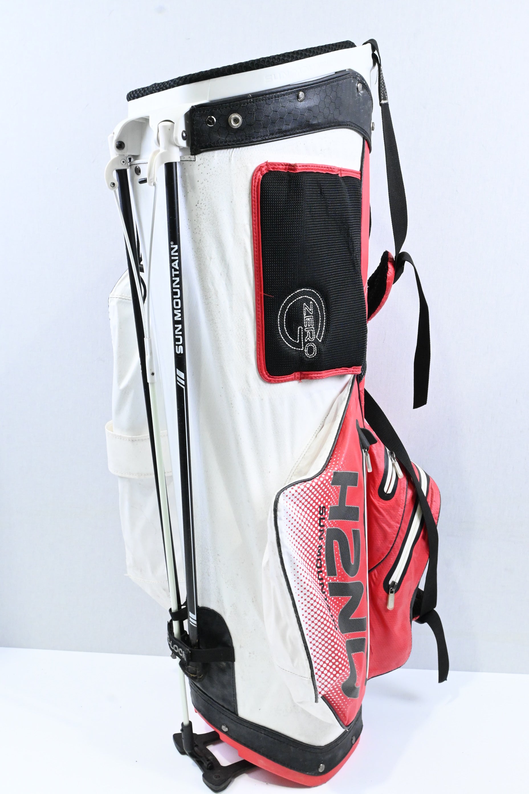 Sun Mountain H2NO Stand Bag / 14-Way / Red, White