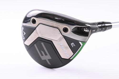 Callaway Elyte #3 Wood / 15 Degree / Senior Flex Aldila Ascent PL 40 Shaft