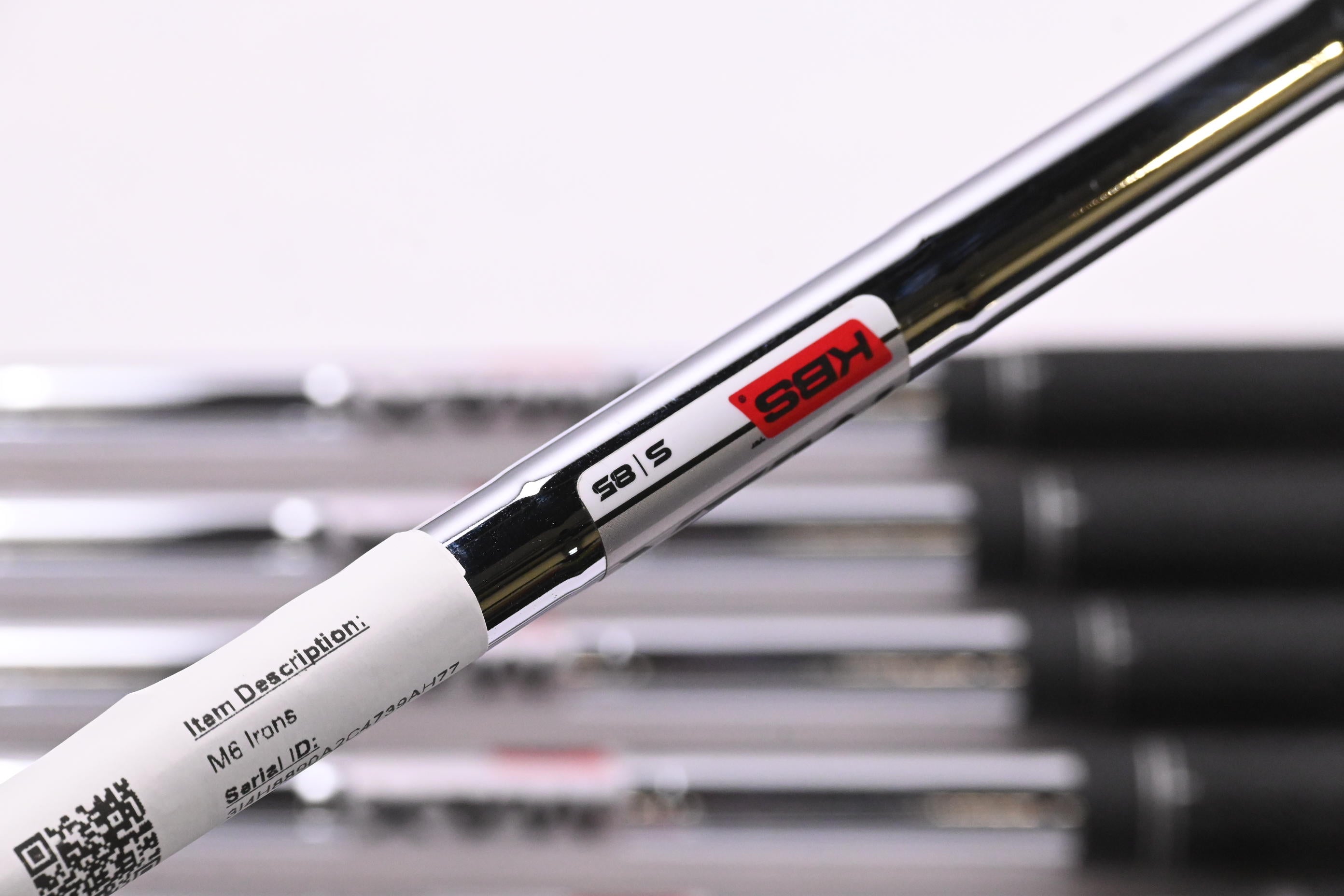 Taylormade M6 Irons / 4-PW-SW / Stiff Flex KBS MAX MT 85 Shafts