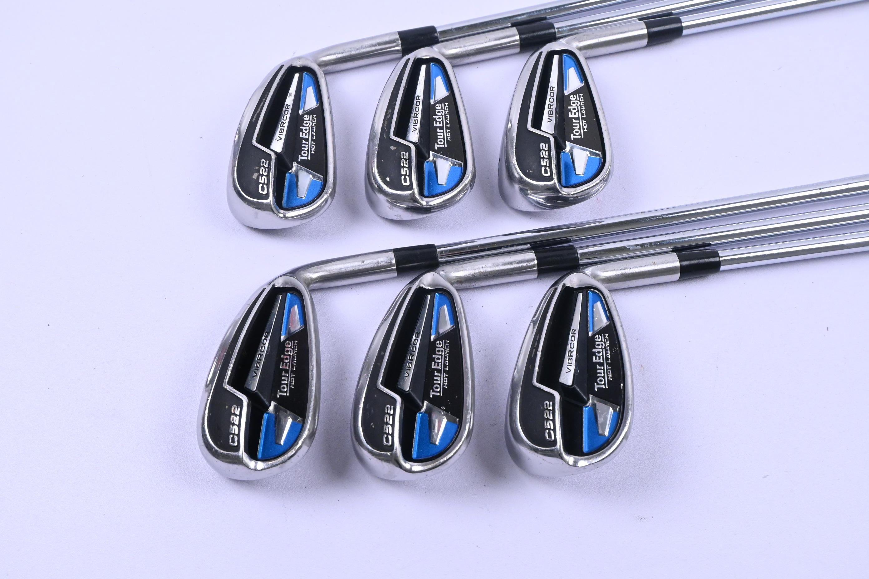 Tour Edge Hot Launch C522 Irons / 5-PW / Stiff Flex KBS Max 80 Shafts