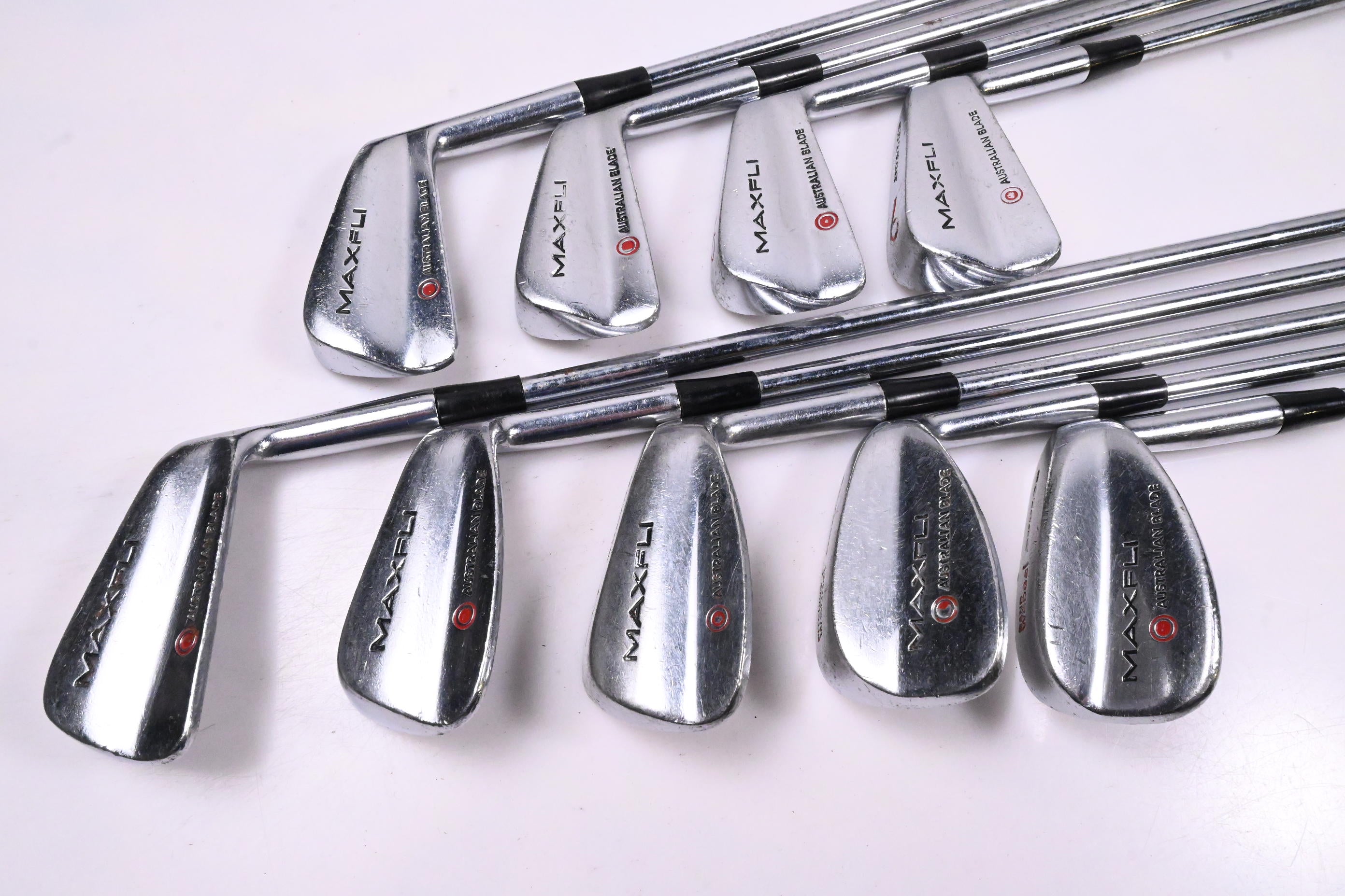 Maxfli Australian Blade Irons / 3-PW+SW / Regular Flex Maxfli Shafts