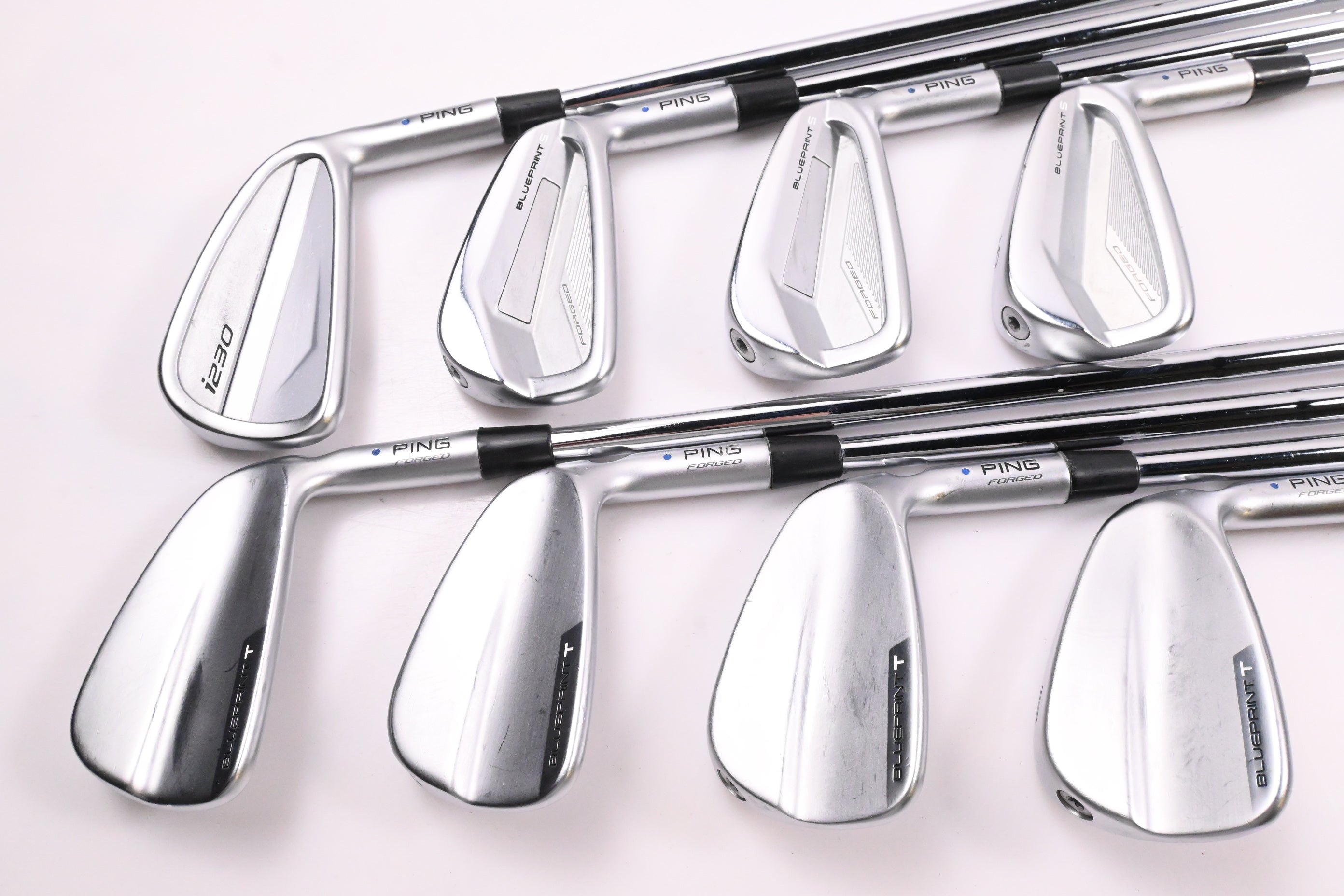 Ping Blueprint T/S/i230 Combo Irons / 3-PW / Blue Dot / X-Flex Dynamic Gold 120