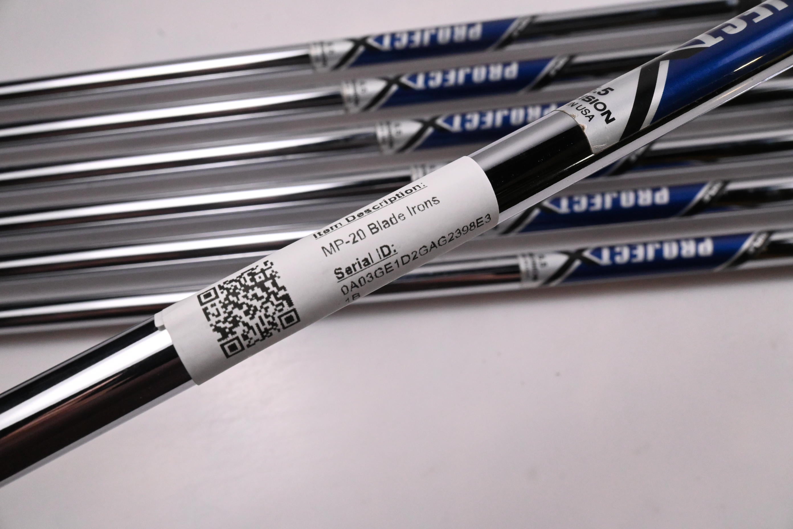 Mizuno MP-20 Blade Irons / 4-PW / X-Flex Project X Shafts
