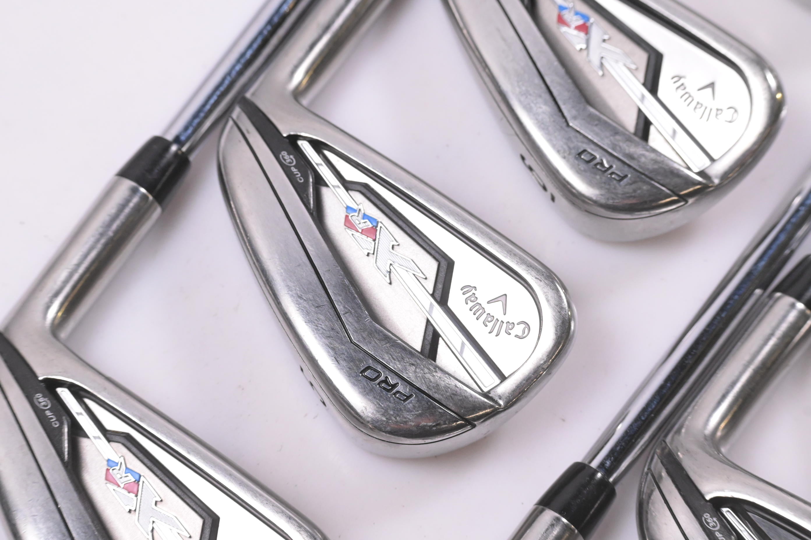 Callaway XR Pro Irons / 4-PW+GW / Stiff Flex KBS Tour-V 90 Shafts