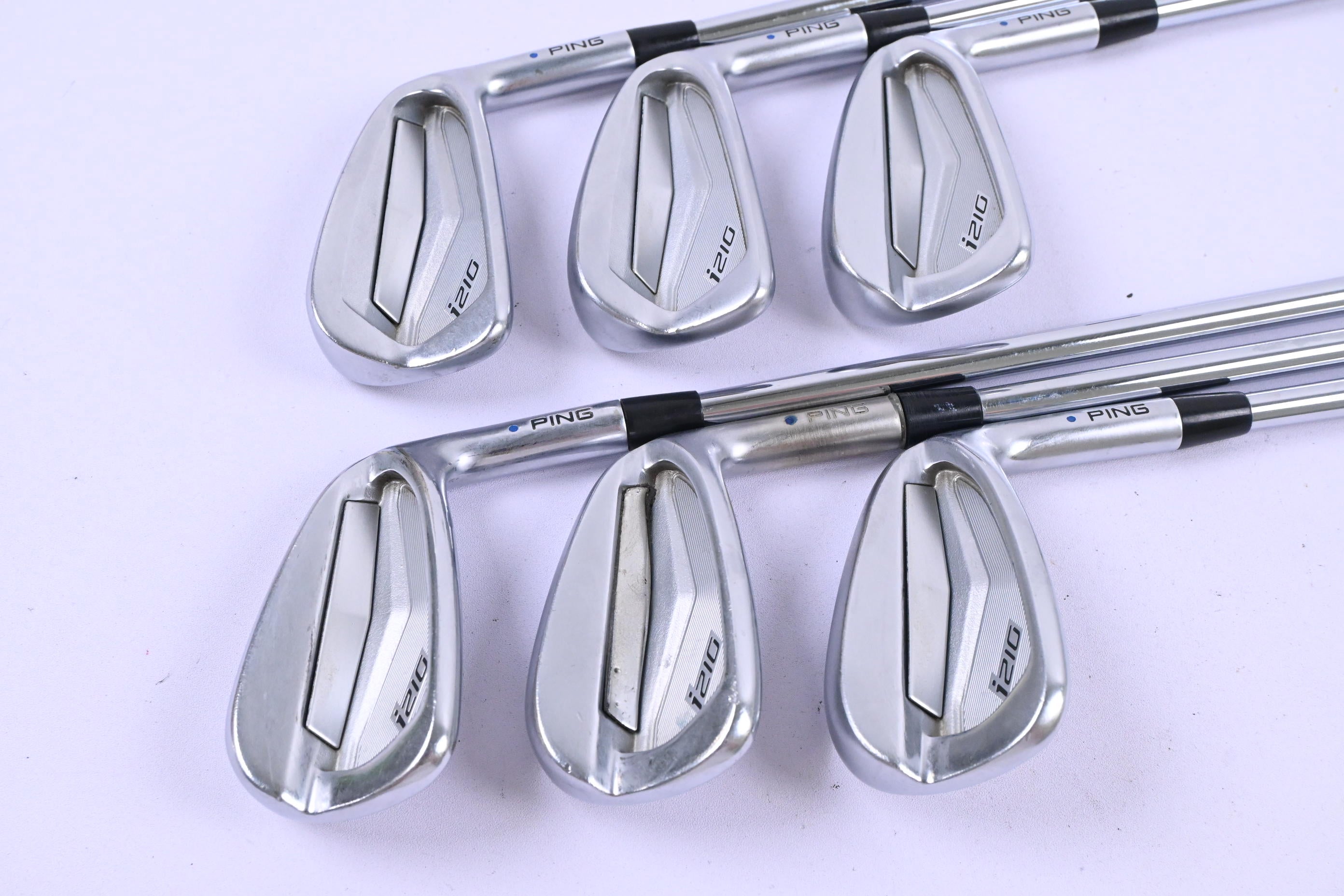 Ping i210 Irons / 5-PW / Blue Dot / Regular Plus Flex Project X LZ 115 Shafts