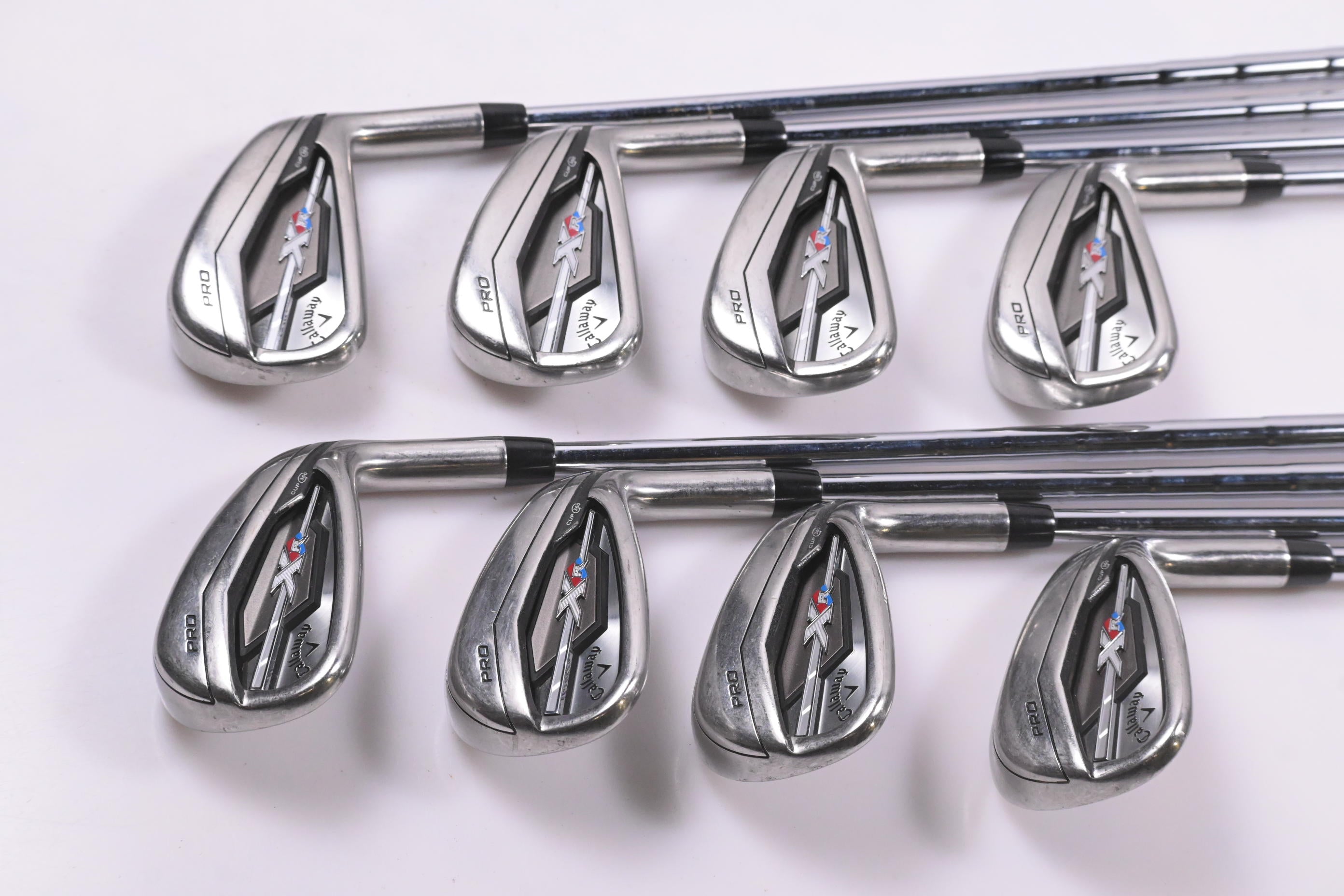 Callaway XR Pro Irons / 4-PW+GW / Stiff Flex KBS Tour-V 90 Shafts