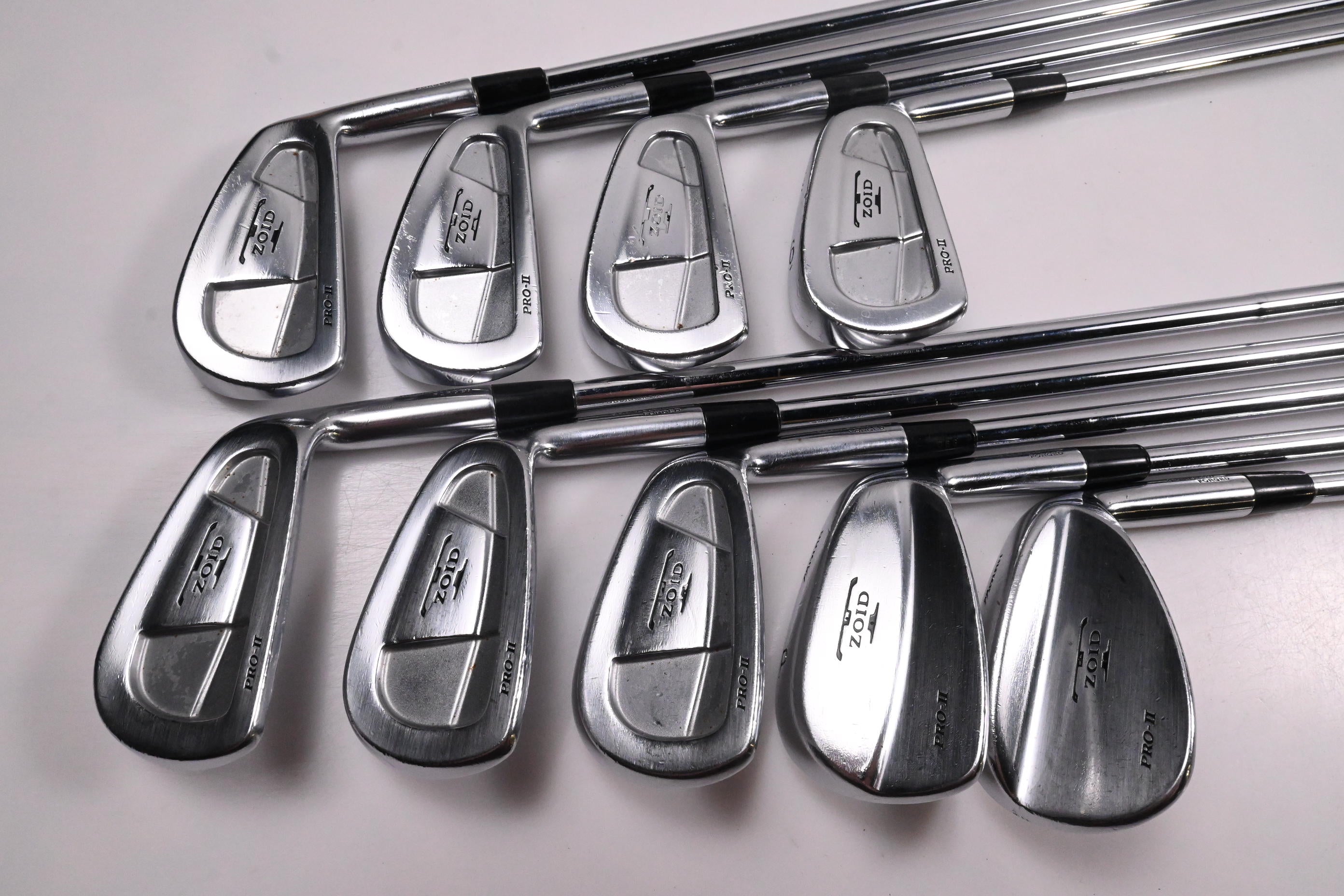 Mizuno T-Zoid Pro II Irons / 3-PW+SW / Regular Flex Dynamic Gold SensiCore R400