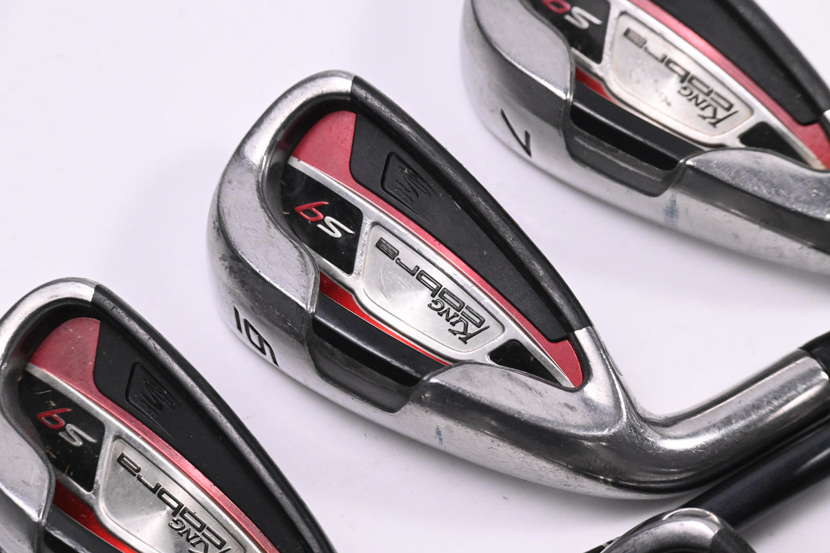 Left Hand King Cobra S9 Irons / 5-PW+SW / Regular Flex Graphite Design YS 55
