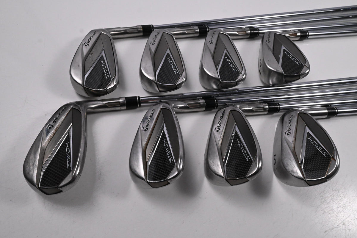 Taylormade Stealth Irons / 5-PW+GW+SW / Regular Flex KBS MAX MT 85 Shafts