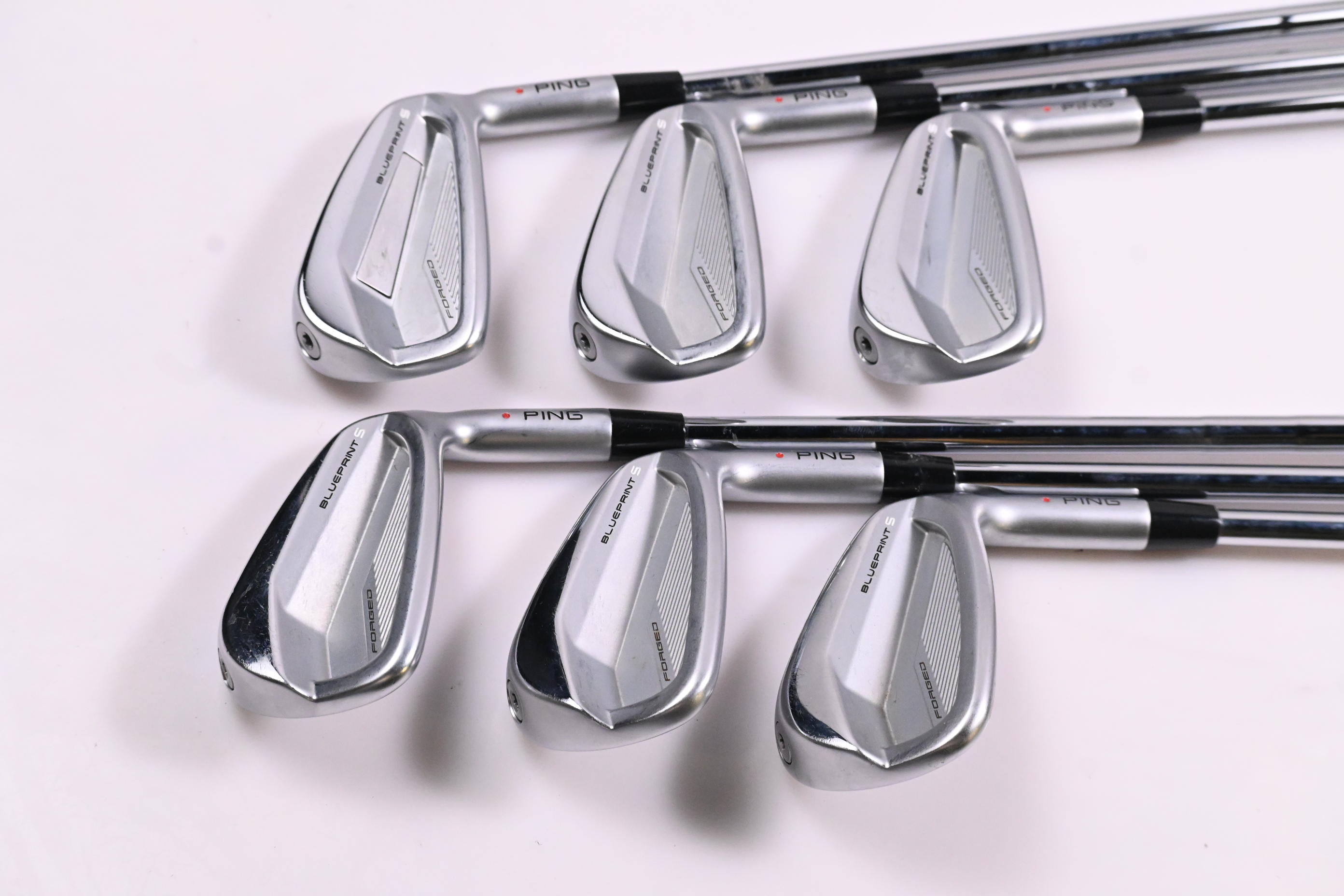 Ping Blueprint S Irons / 5-PW / Red Dot / Stiff Flex KBS Tour 120 Shafts