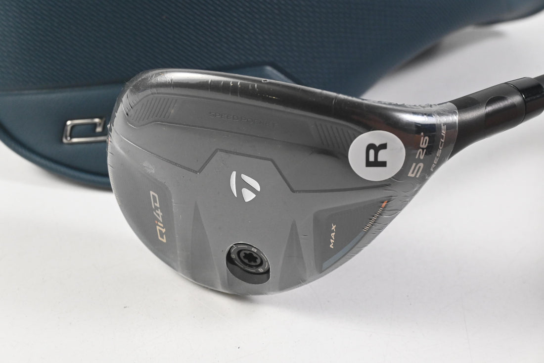TaylorMade Qi4D Max #5 Hybrid / 26 Degree / Regular Flex REAX By KBS White 50