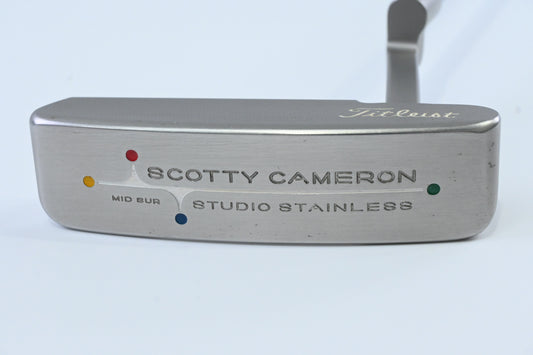 Scotty Cameron Studio Stainless Mid Sur 303 Putter / 33 Inch