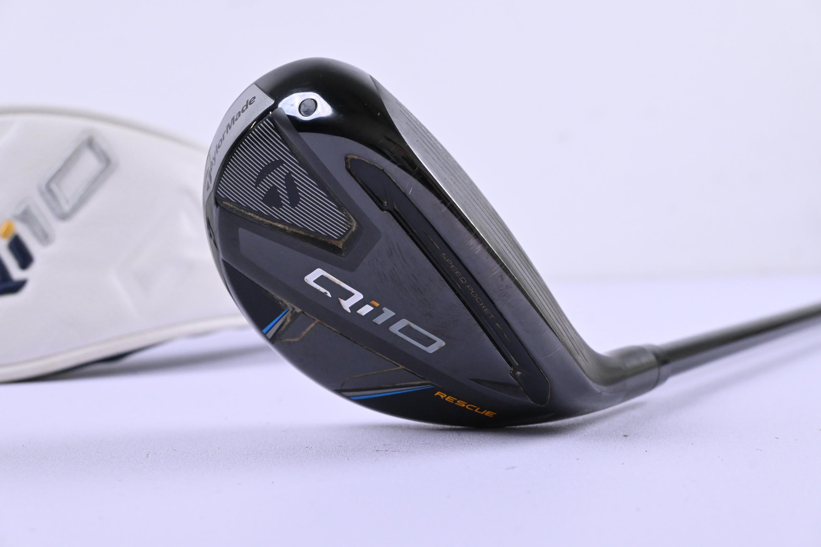 Taylormade Qi10 #3 Hybrid / 19 Degree / Stiff Flex Fujikura Ventus TR Blue 7