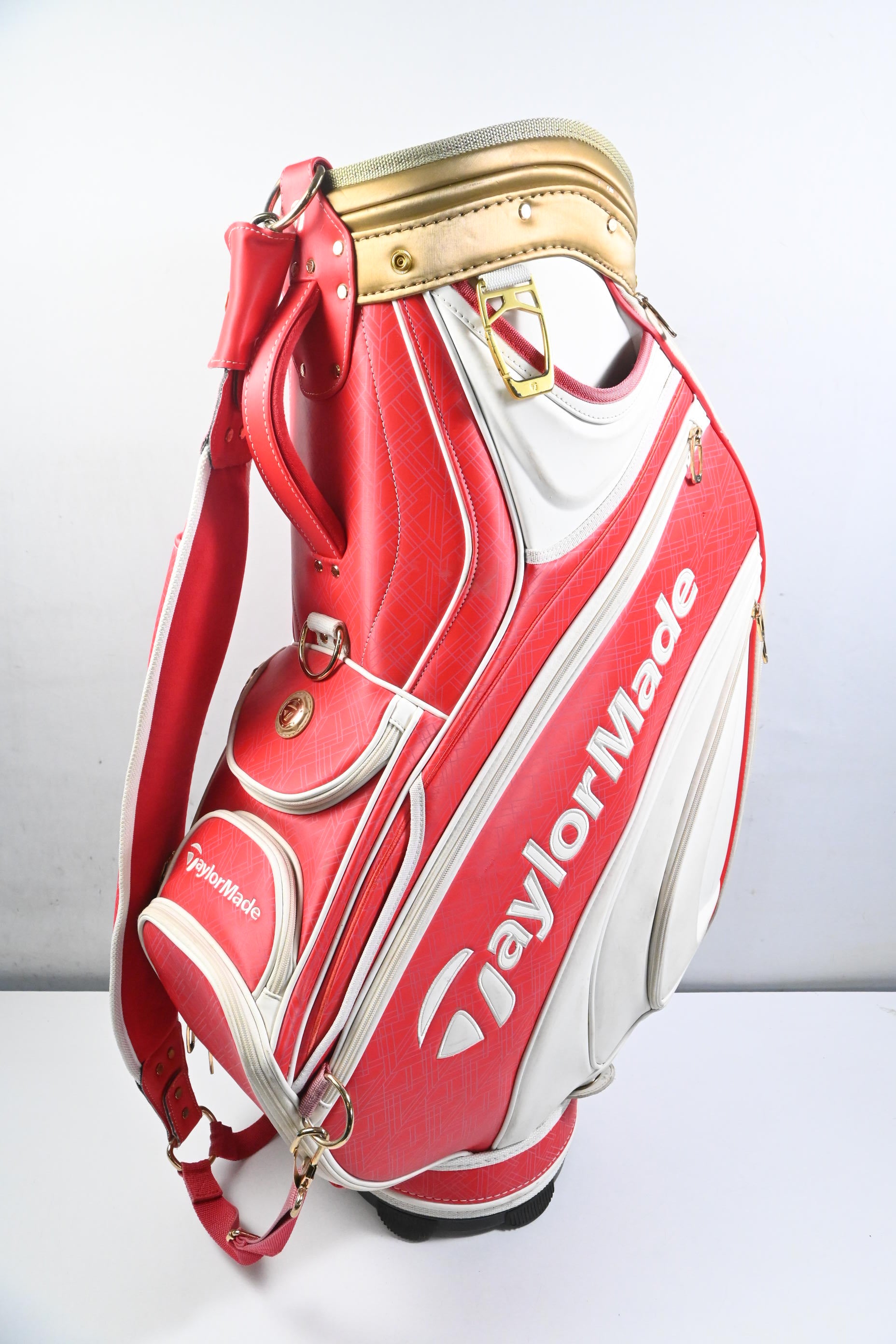 Taylormade 2017 Open Tour Bag / 6-Way Divider / Red, White & Gold