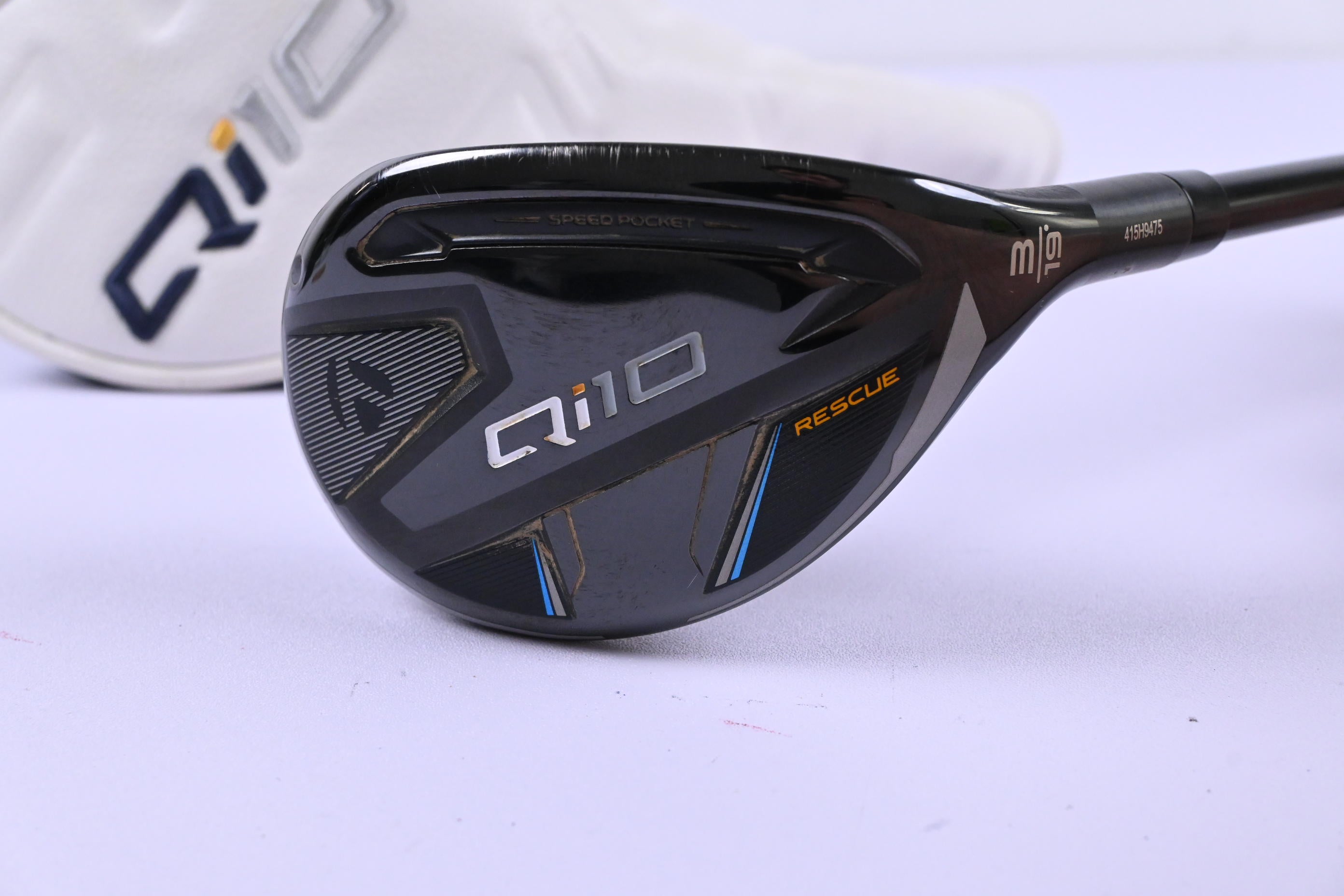 Taylormade Qi10 #3 Hybrid / 19 Degree / Stiff Flex Fujikura Ventus TR Blue 7