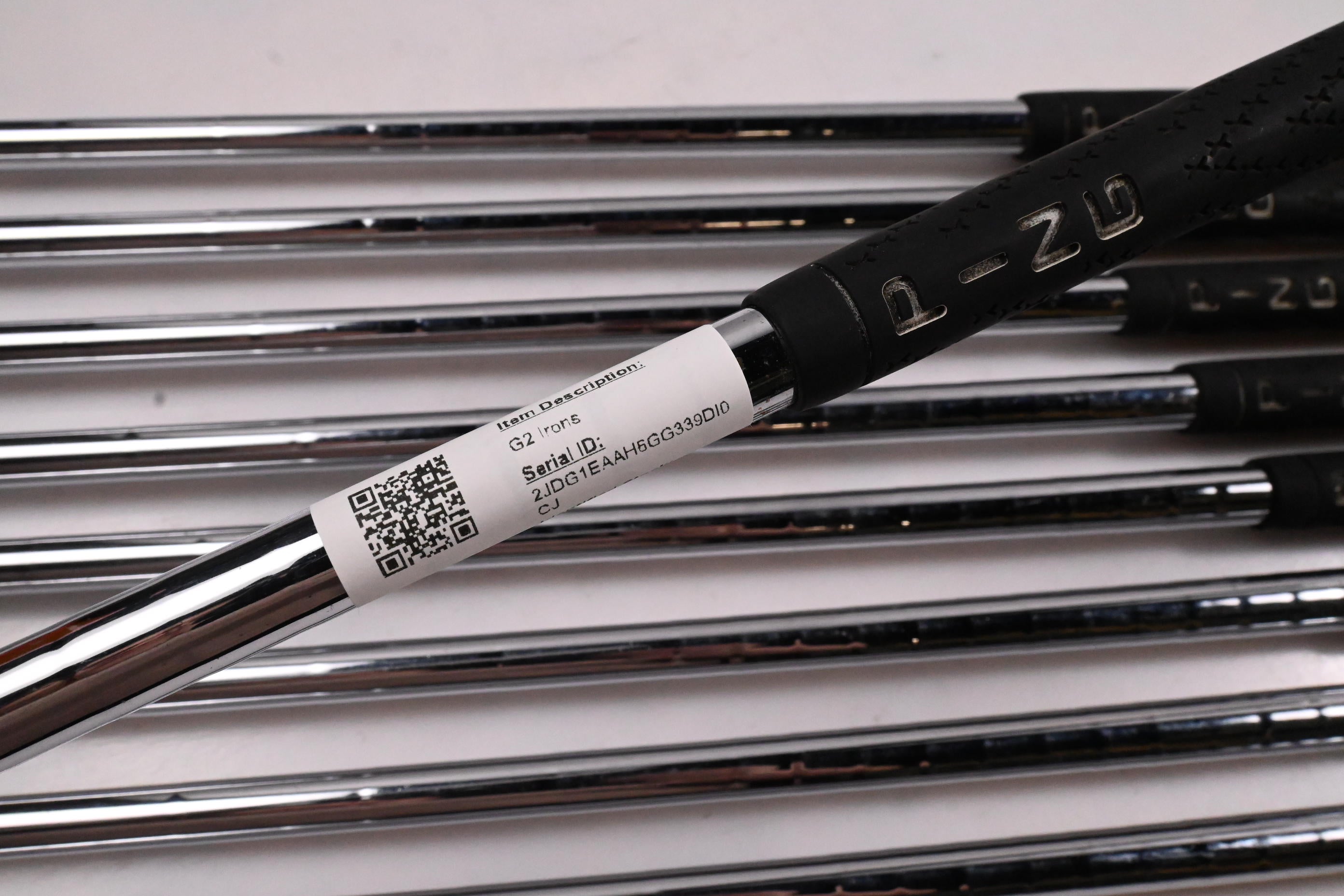 Ping G2 Irons / 3-PW+SW / Black Dot / Stiff Flex Steel Shafts