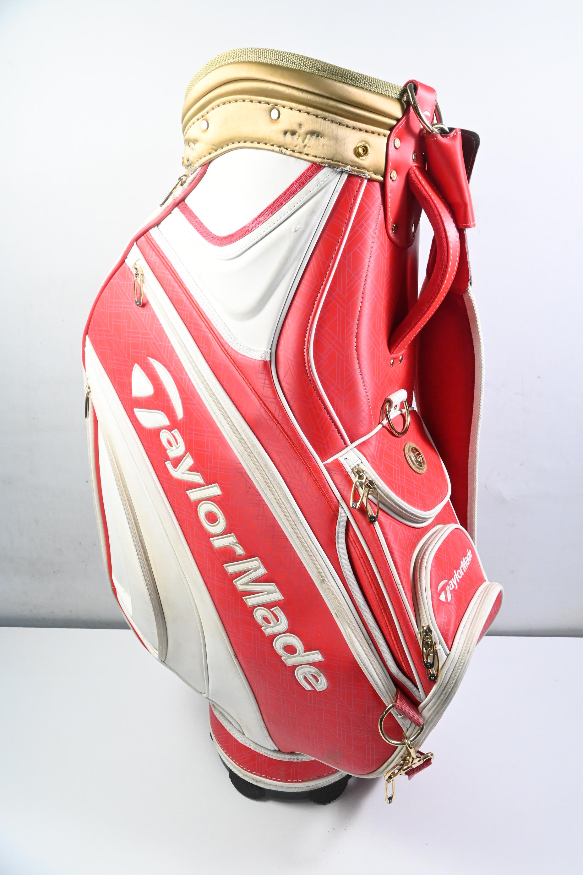 Taylormade 2017 Open Tour Bag / 6-Way Divider / Red, White & Gold