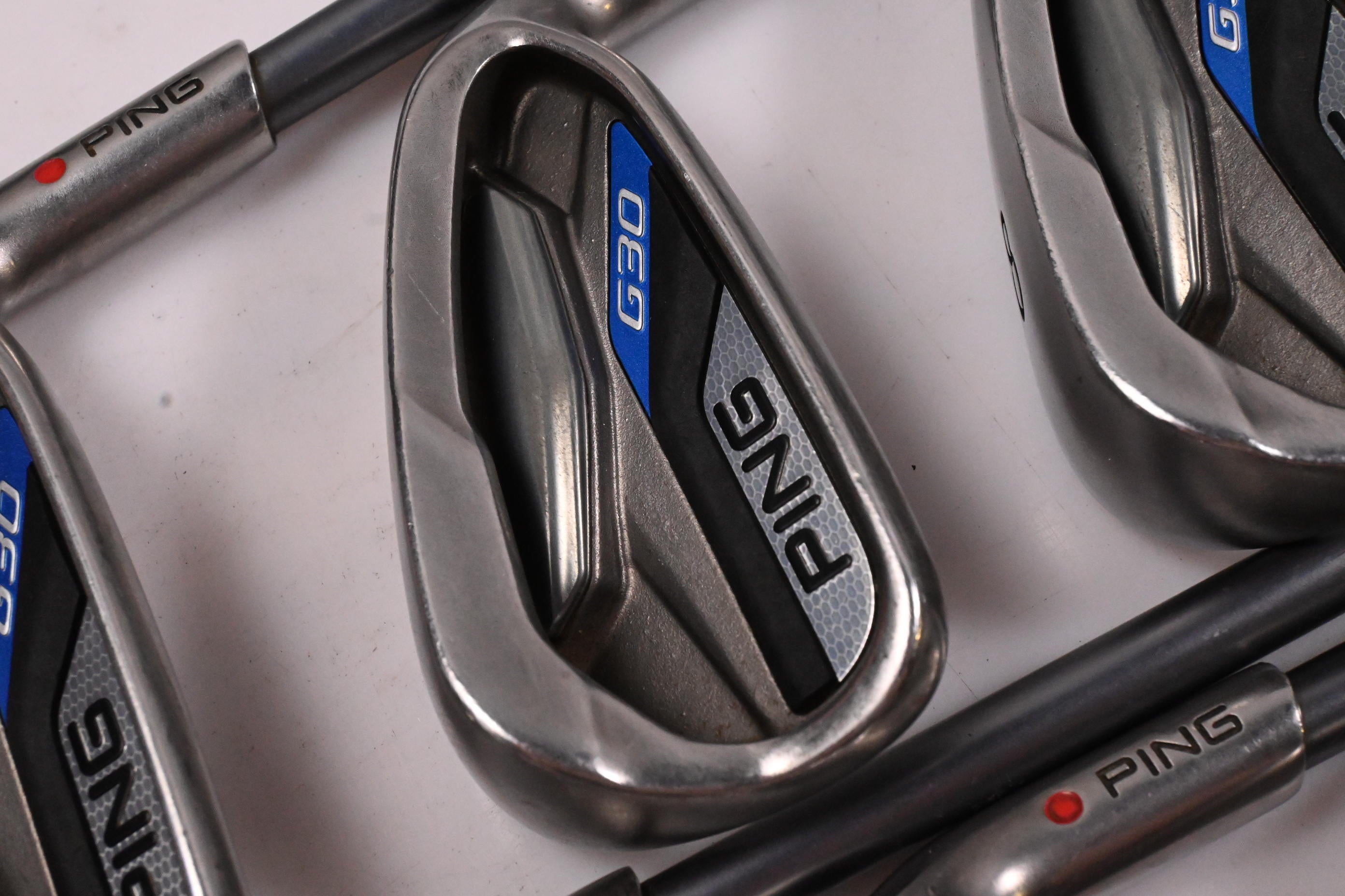 Ping G30 Irons / 6-PW+SW / Red Dot / Senior Flex Ping TFC 419 Shafts