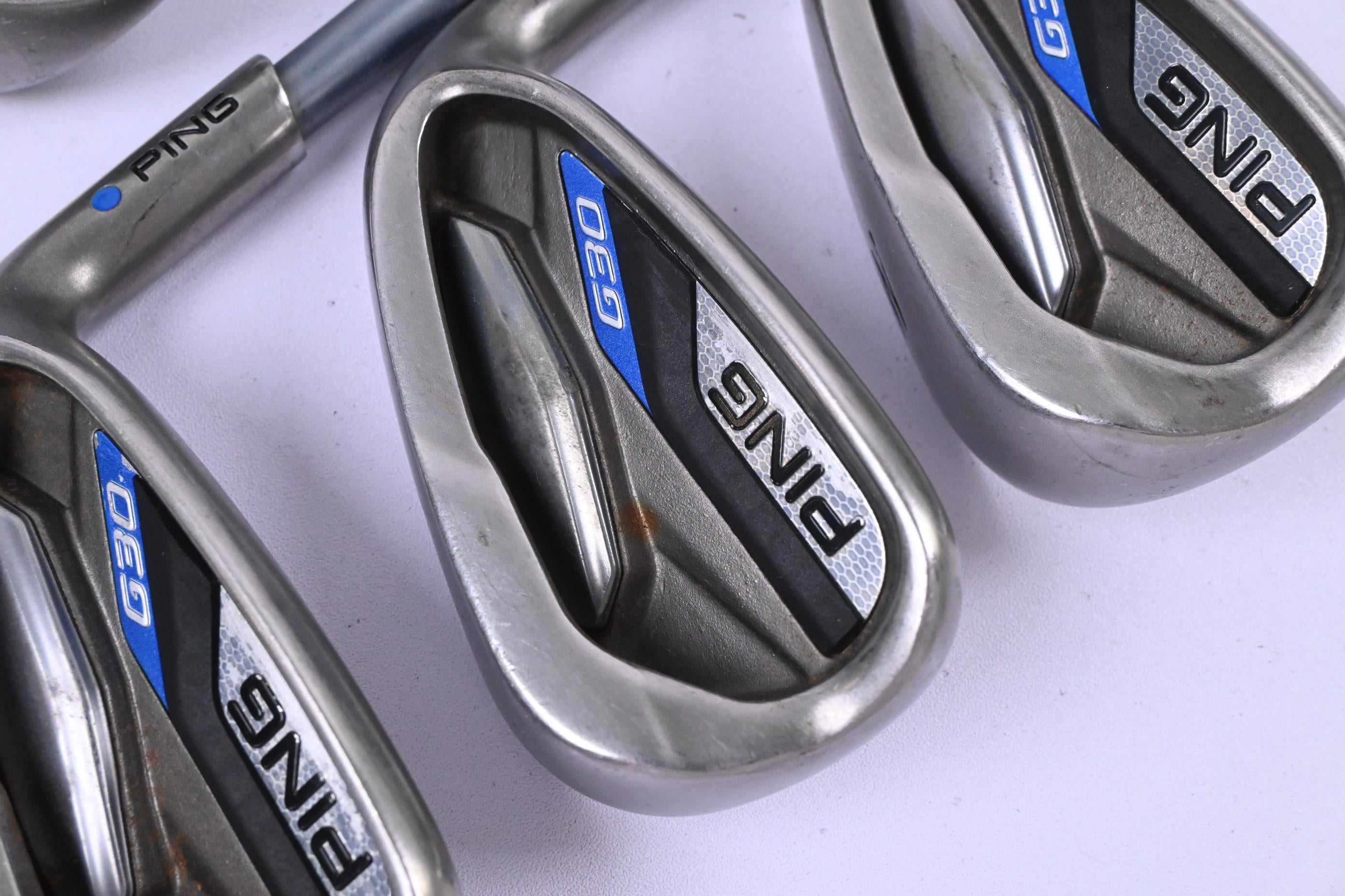 Ping G30 Irons / 6-PW / Blue Dot / Regular Flex Ping TFC 419 Shafts