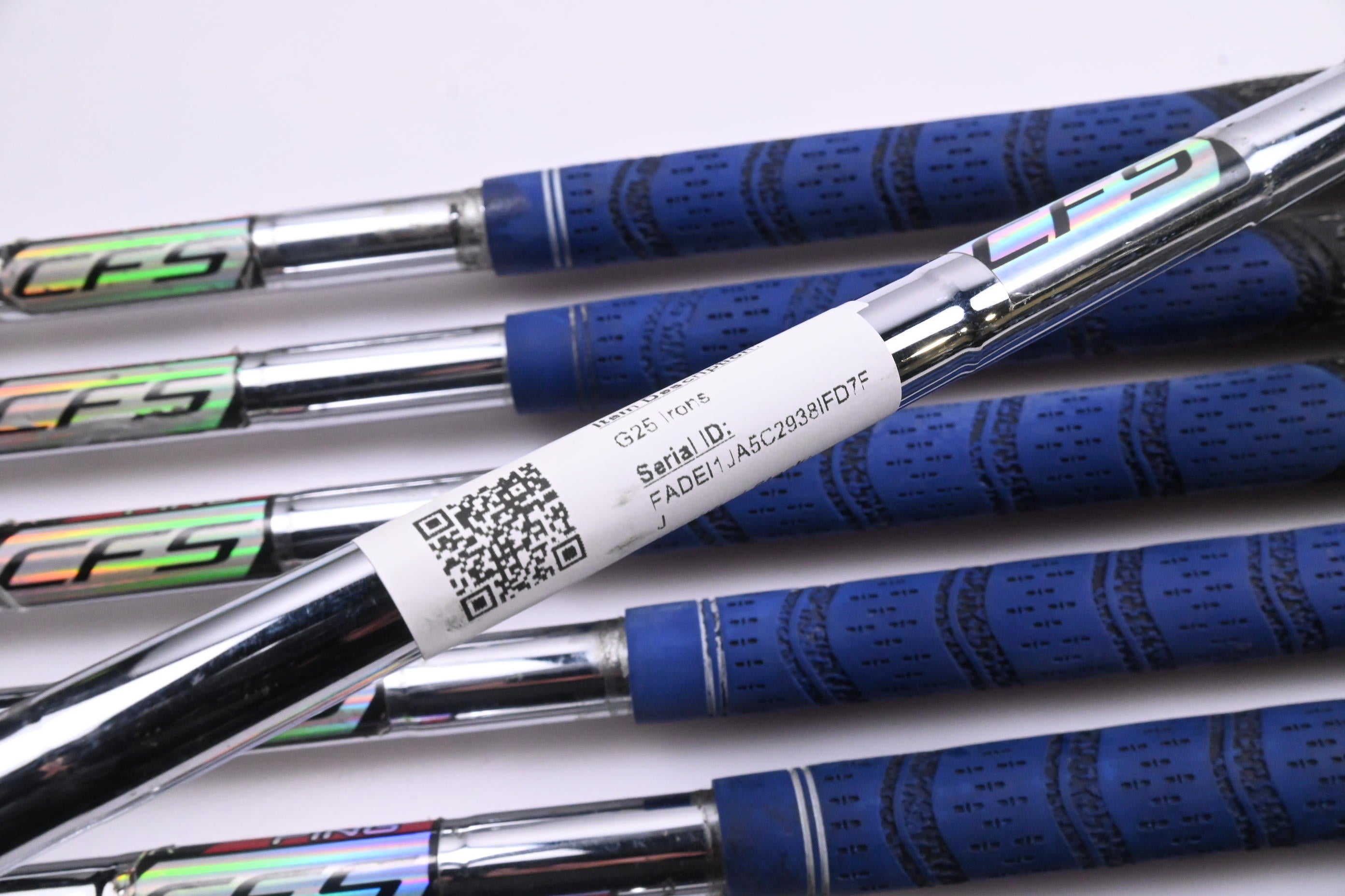 Ping G25 Irons / 4-PW+SW / Red Dot / Regular Flex Ping CFS Distance Shafts