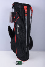 Load image into Gallery viewer, Titleist 2023 Players 4 Carbon Stand Bag / 4-Way Divider / Black &amp; Red
