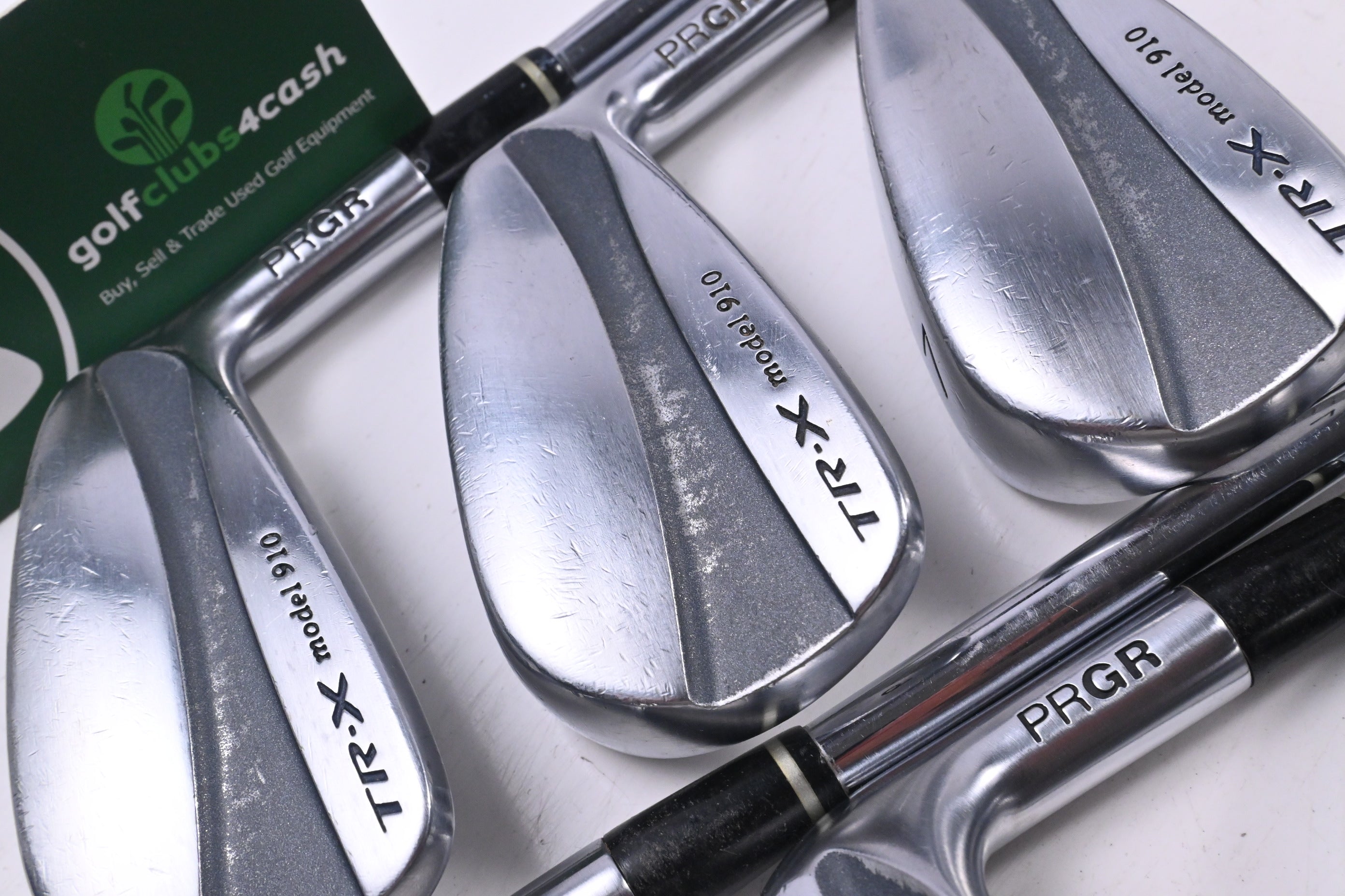 PRGR TR-X Model 910 Irons / 5-PW / Stiff Flex TX-R Shafts