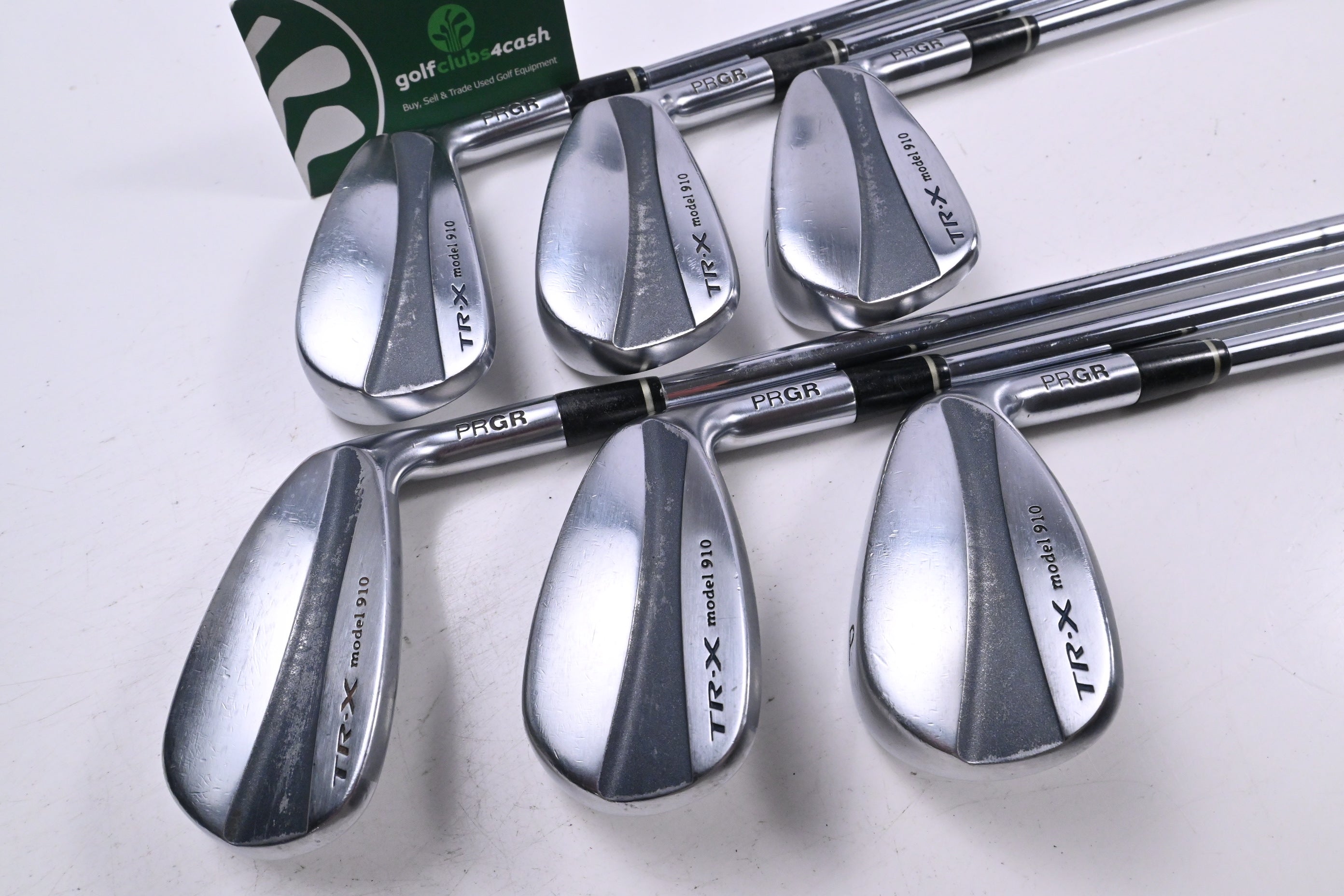 PRGR TR-X Model 910 Irons / 5-PW / Stiff Flex TX-R Shafts